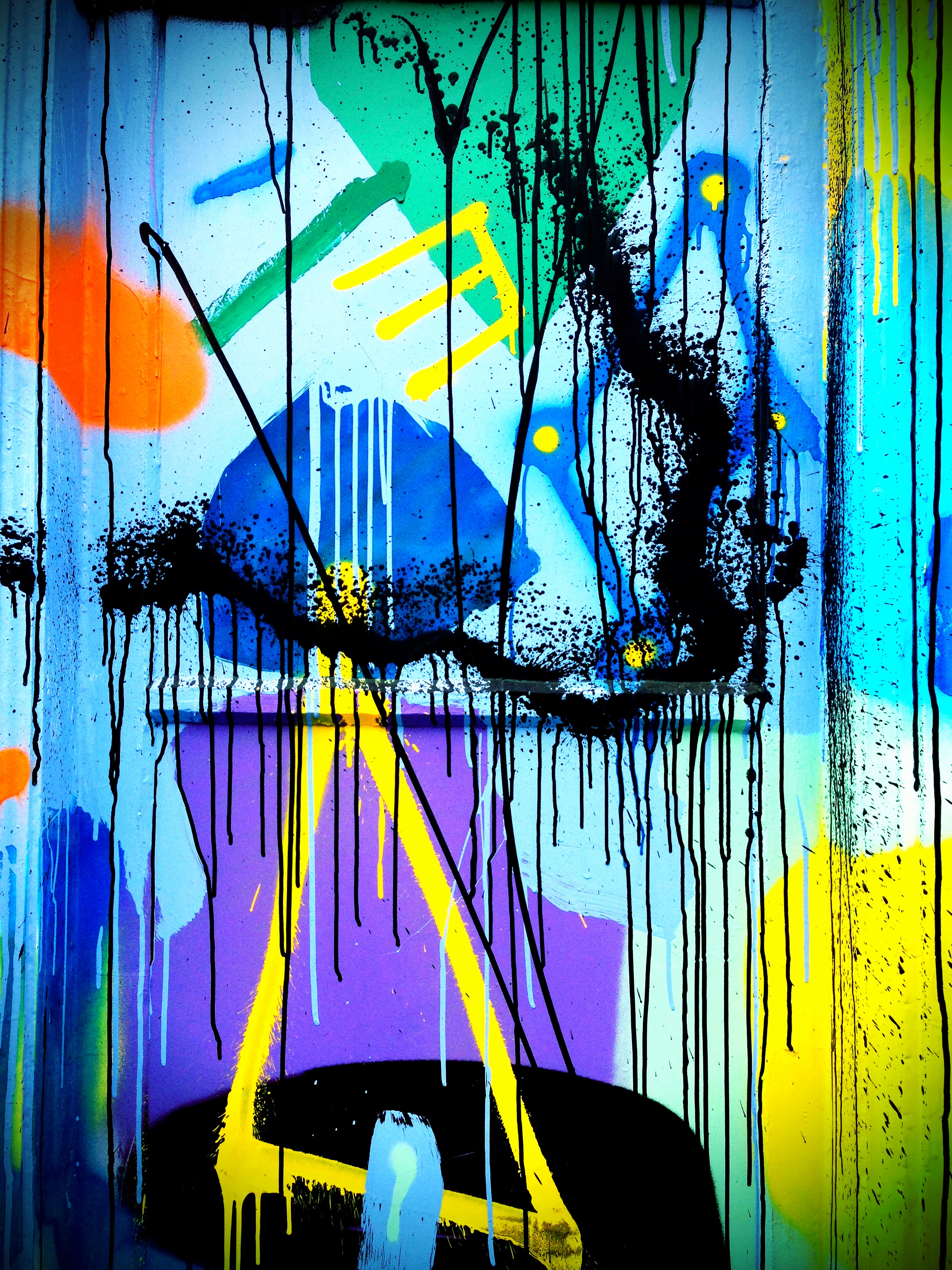 art, paint, surface, wall, graffiti, street art