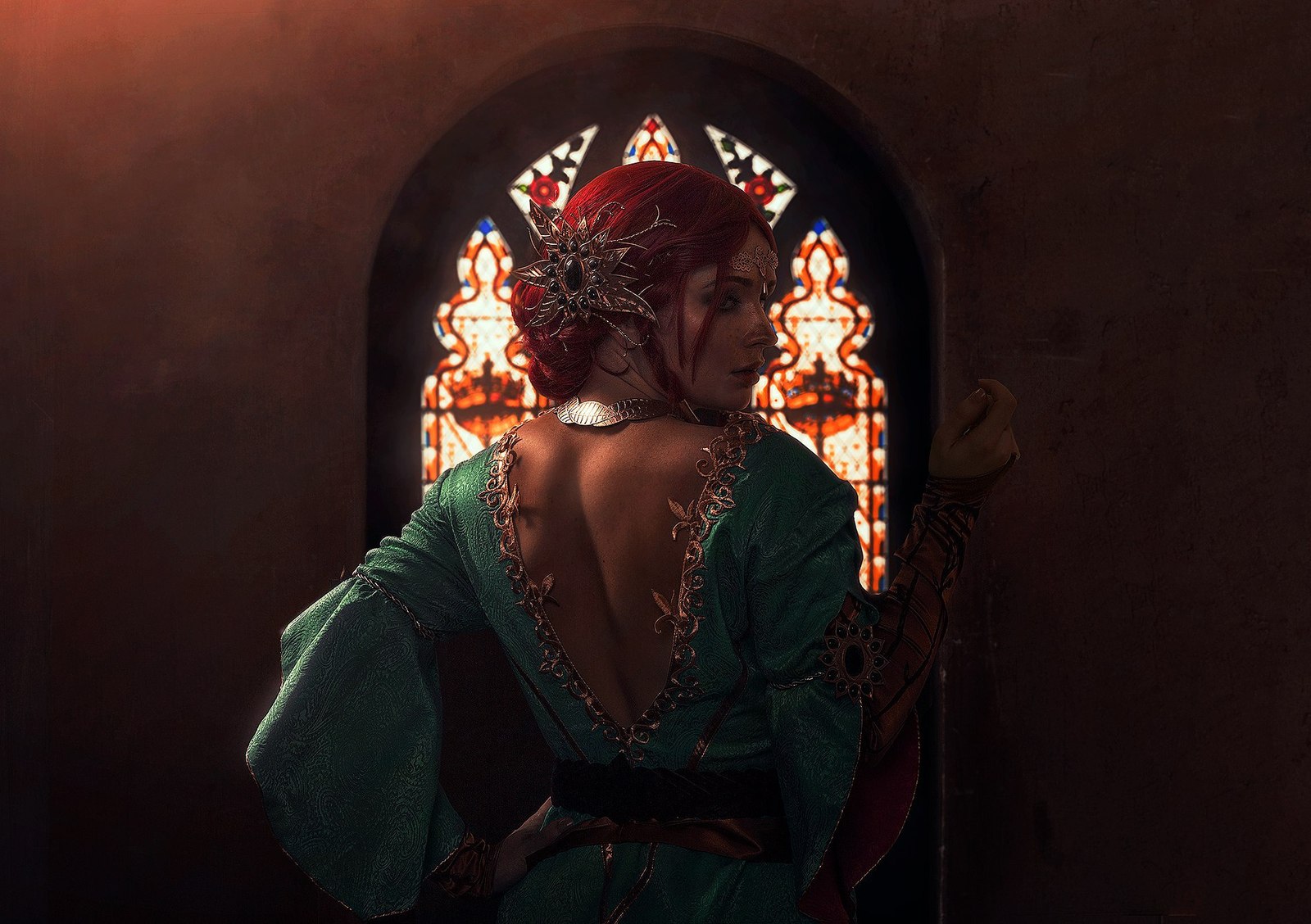 Download mobile wallpaper Women, Cosplay, Triss Merigold, The Witcher 3: Wild Hunt for free.