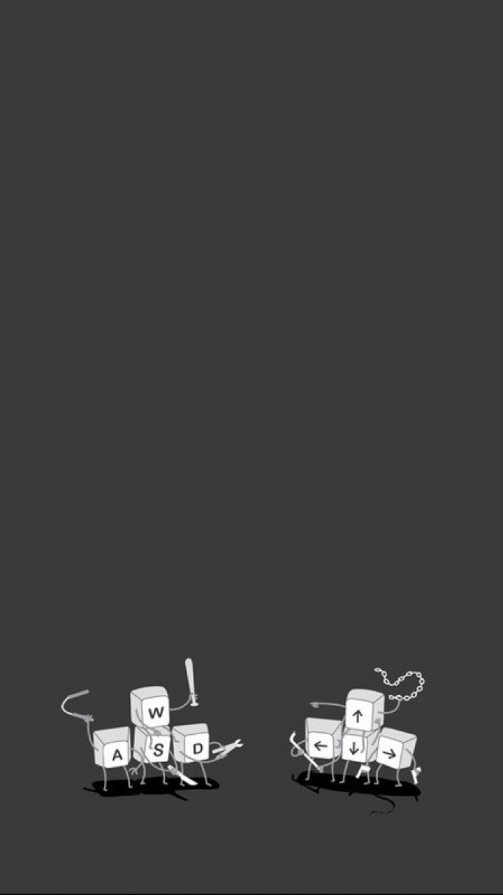 Download mobile wallpaper Humor, Minimalist for free.