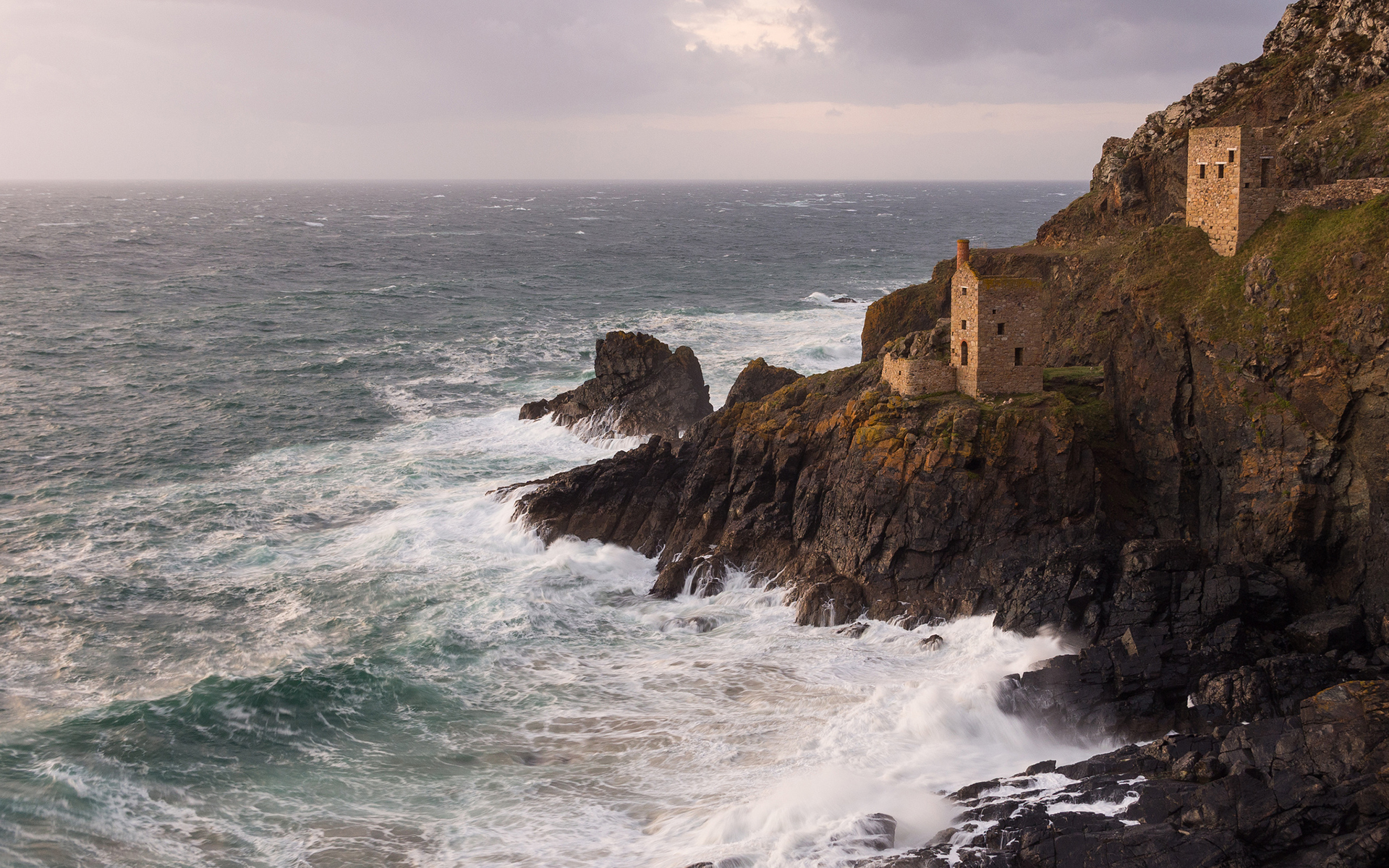 Laden Sie das Küste, Ruinen, Fotografie, England-Bild kostenlos auf Ihren PC-Desktop herunter