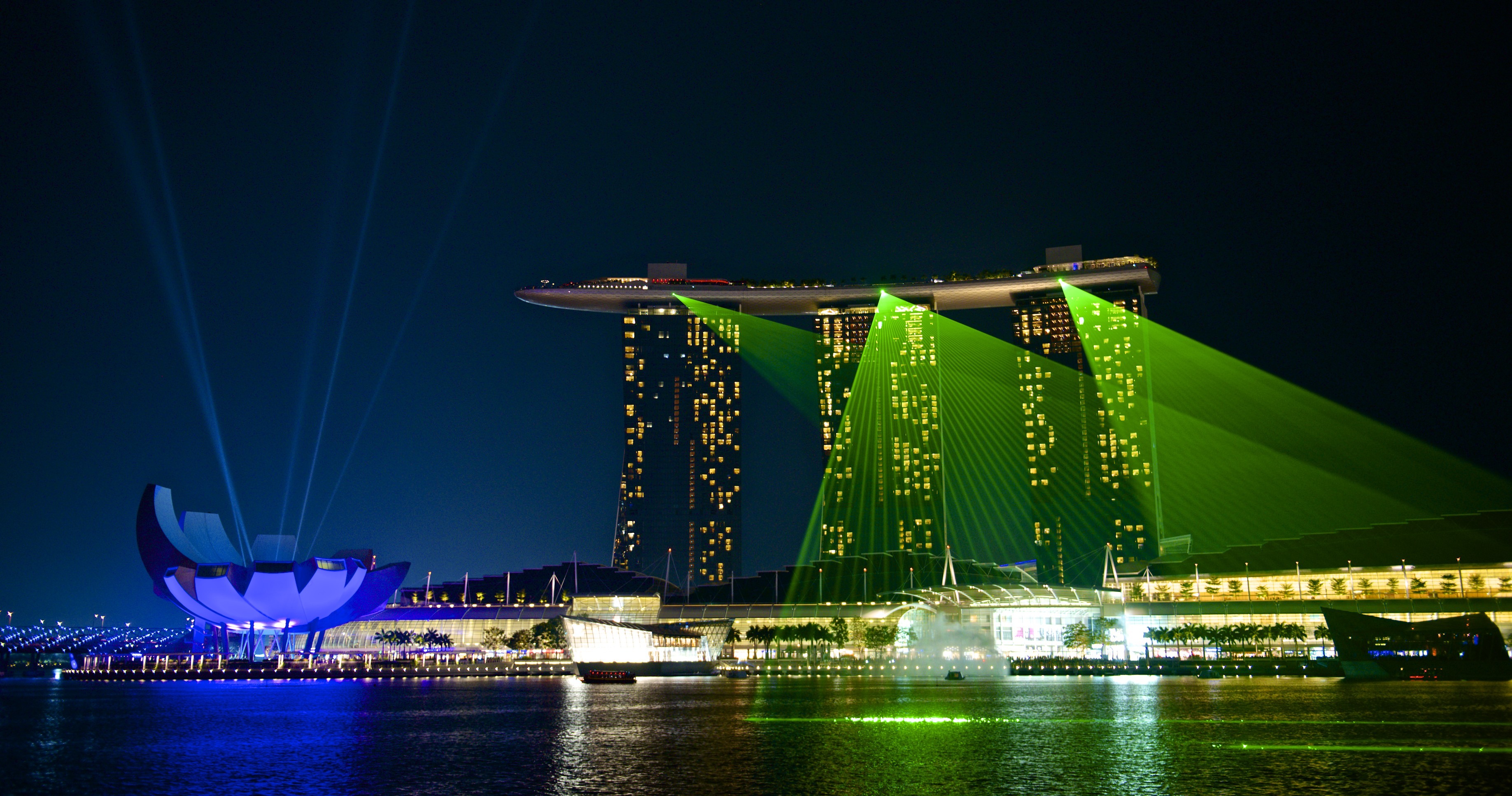 Téléchargez des papiers peints mobile Singapour, Construction Humaine, Marina Bay Sands gratuitement.