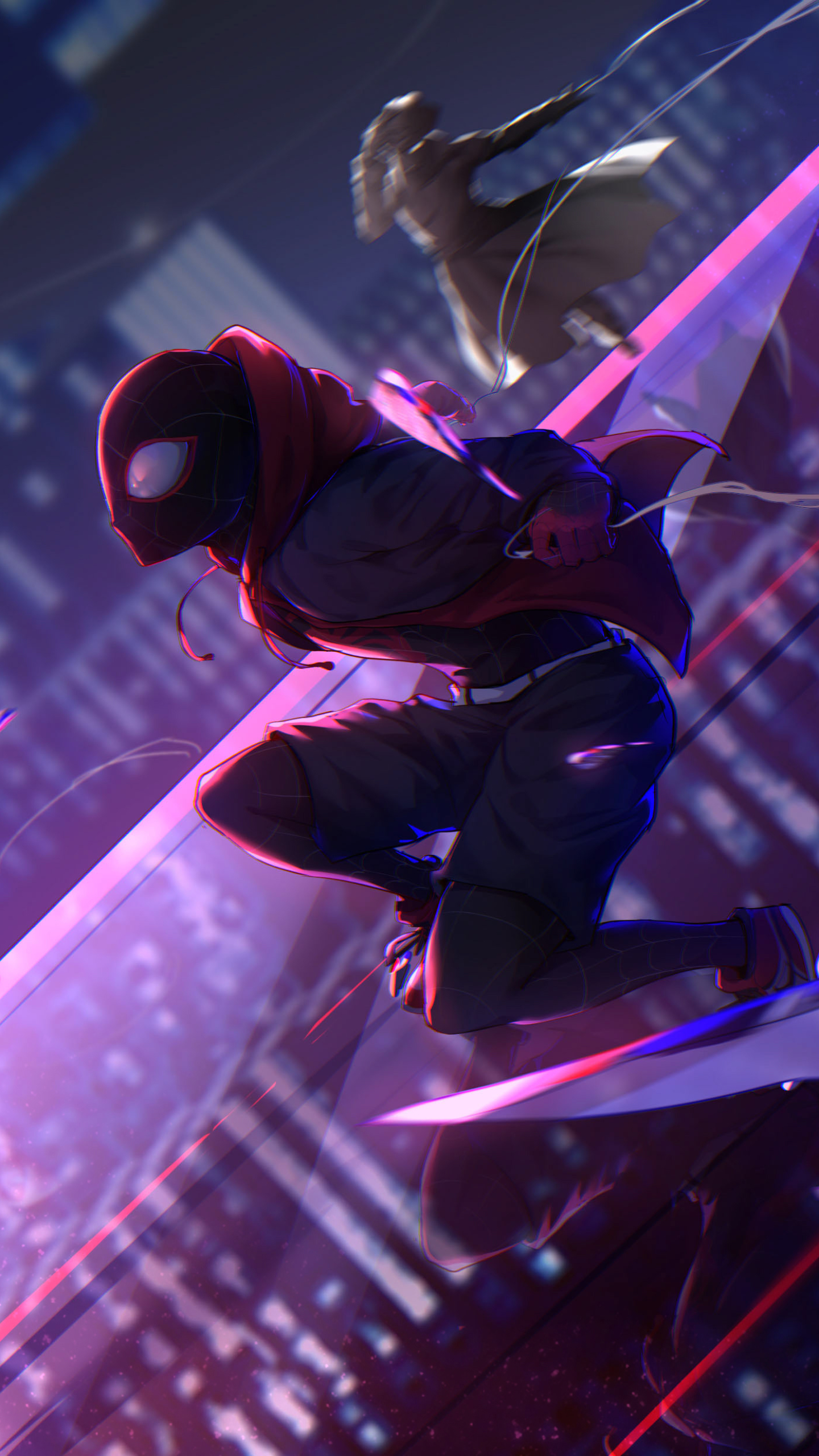 Baixe gratuitamente a imagem Homem Aranha, Filme, Miles Morales, Homem Aranha: No Aranhaverso na área de trabalho do seu PC