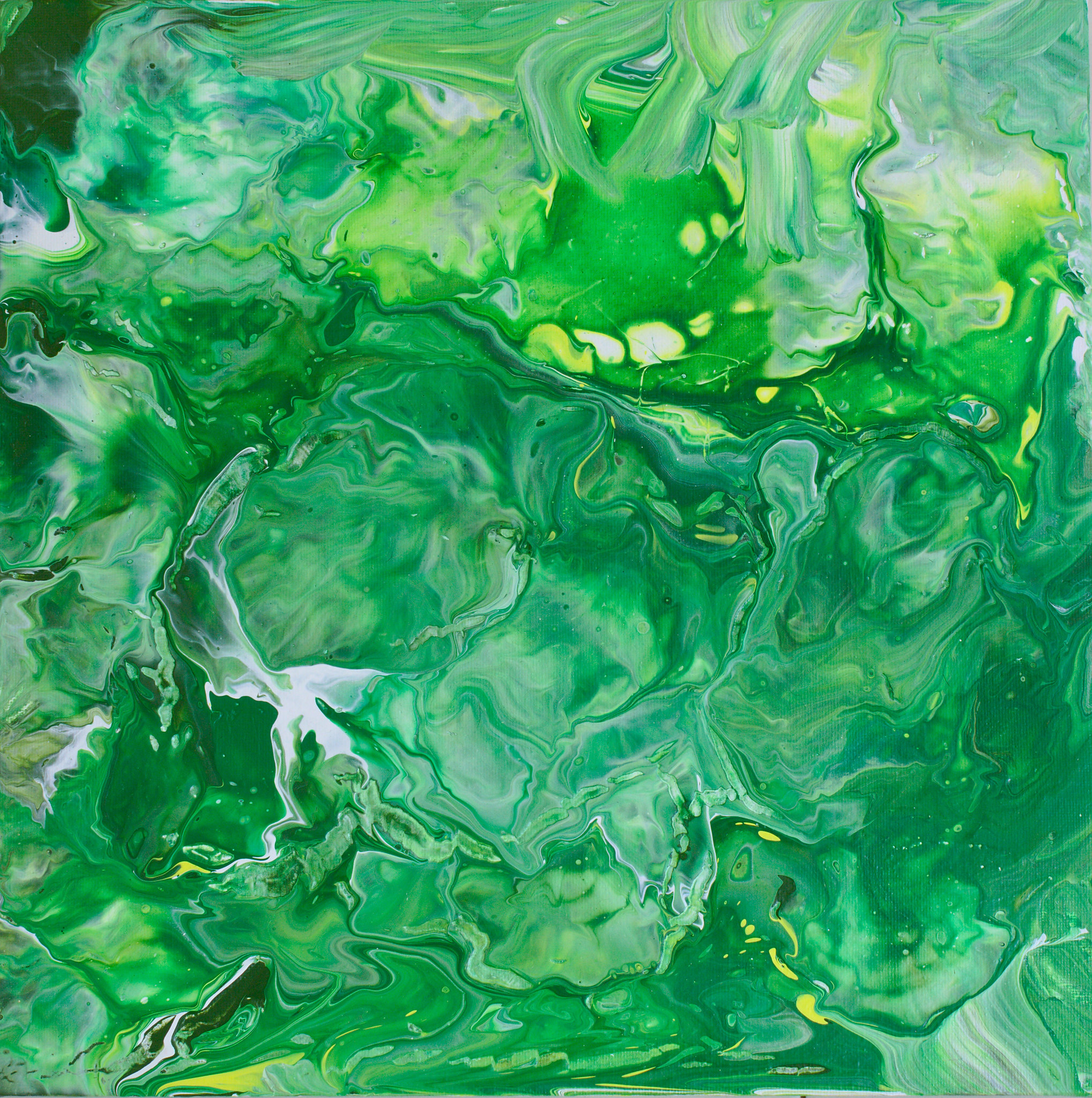 fluid art, abstract, green, divorces, paint, liquid