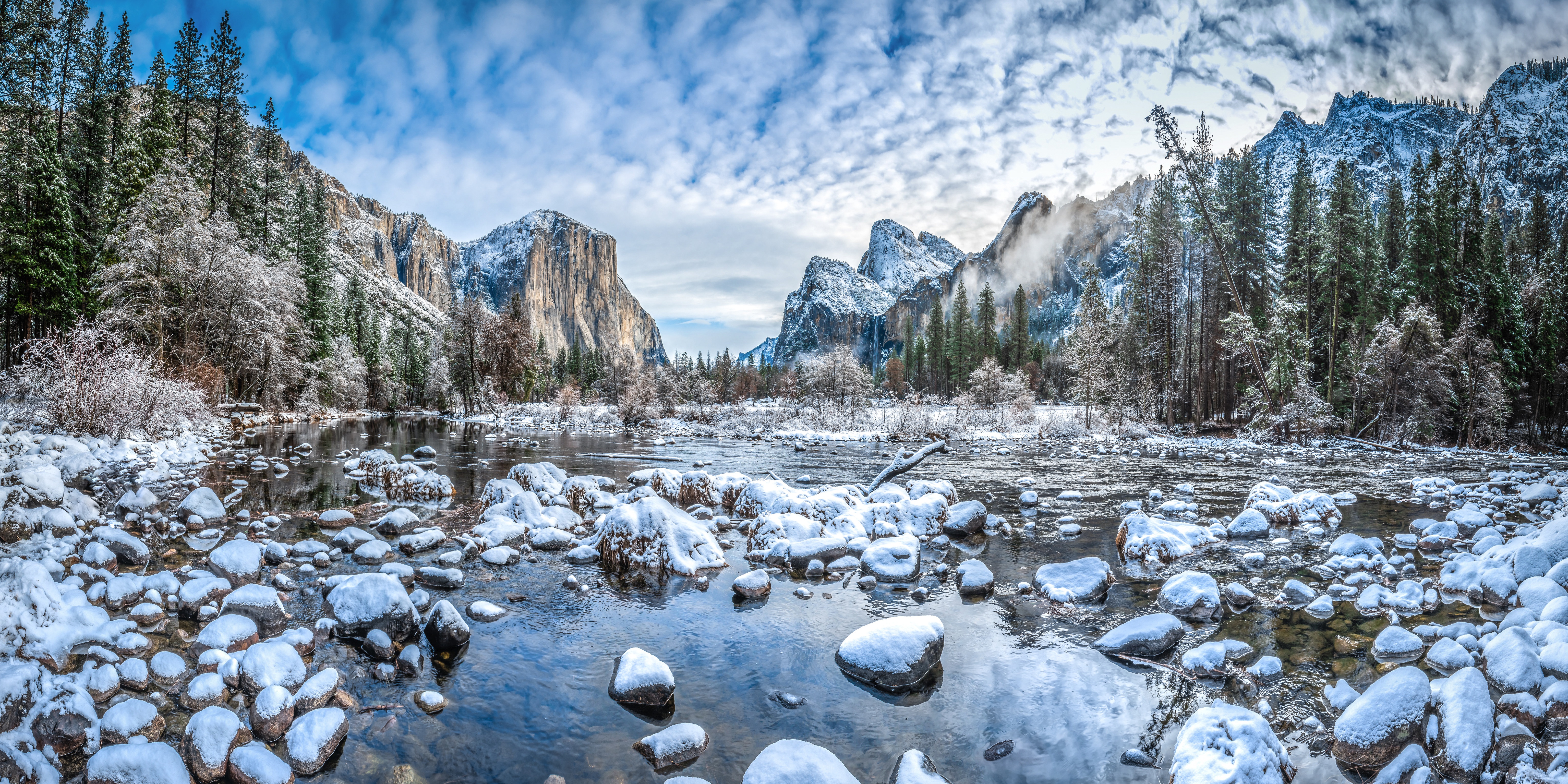 Скачать картинку Зима, Национальный Парк, Йосемитский Национальный Парк, Земля/природа в телефон бесплатно.