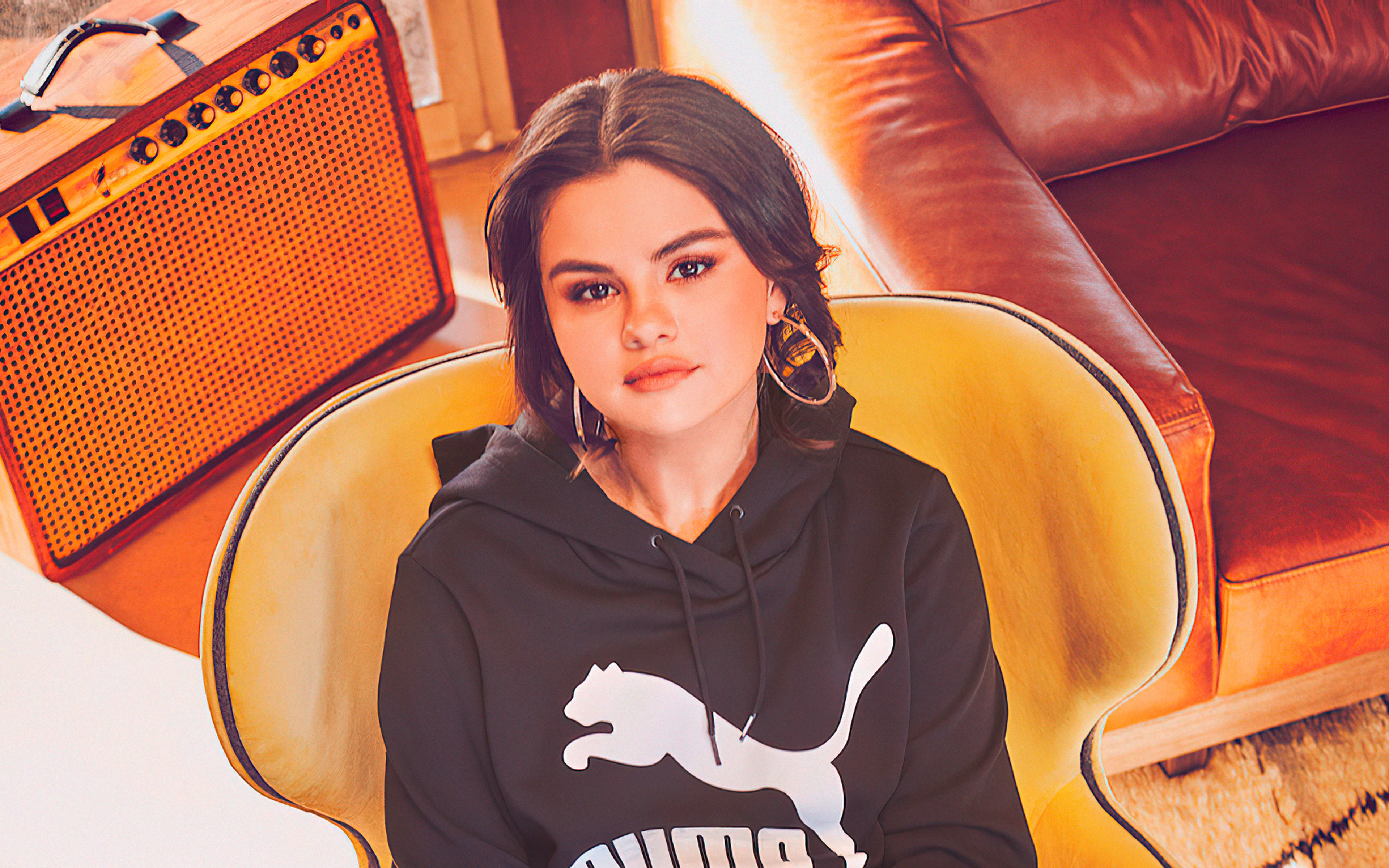 Handy-Wallpaper Musik, Selena Gomez, Sänger, Brünette, Amerikanisch kostenlos herunterladen.