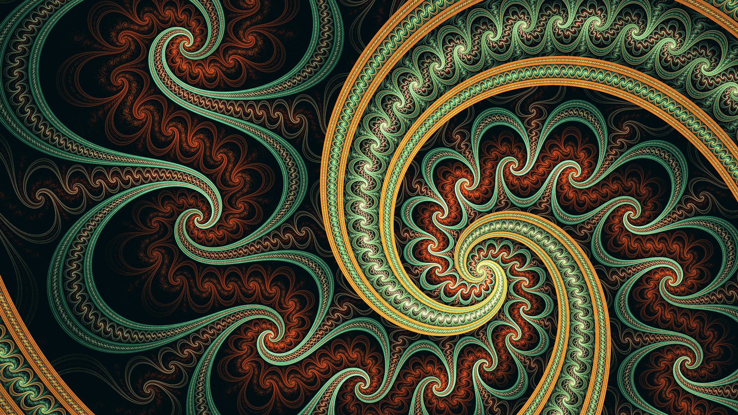 Free download wallpaper Abstract, Fractal, Spiral on your PC desktop