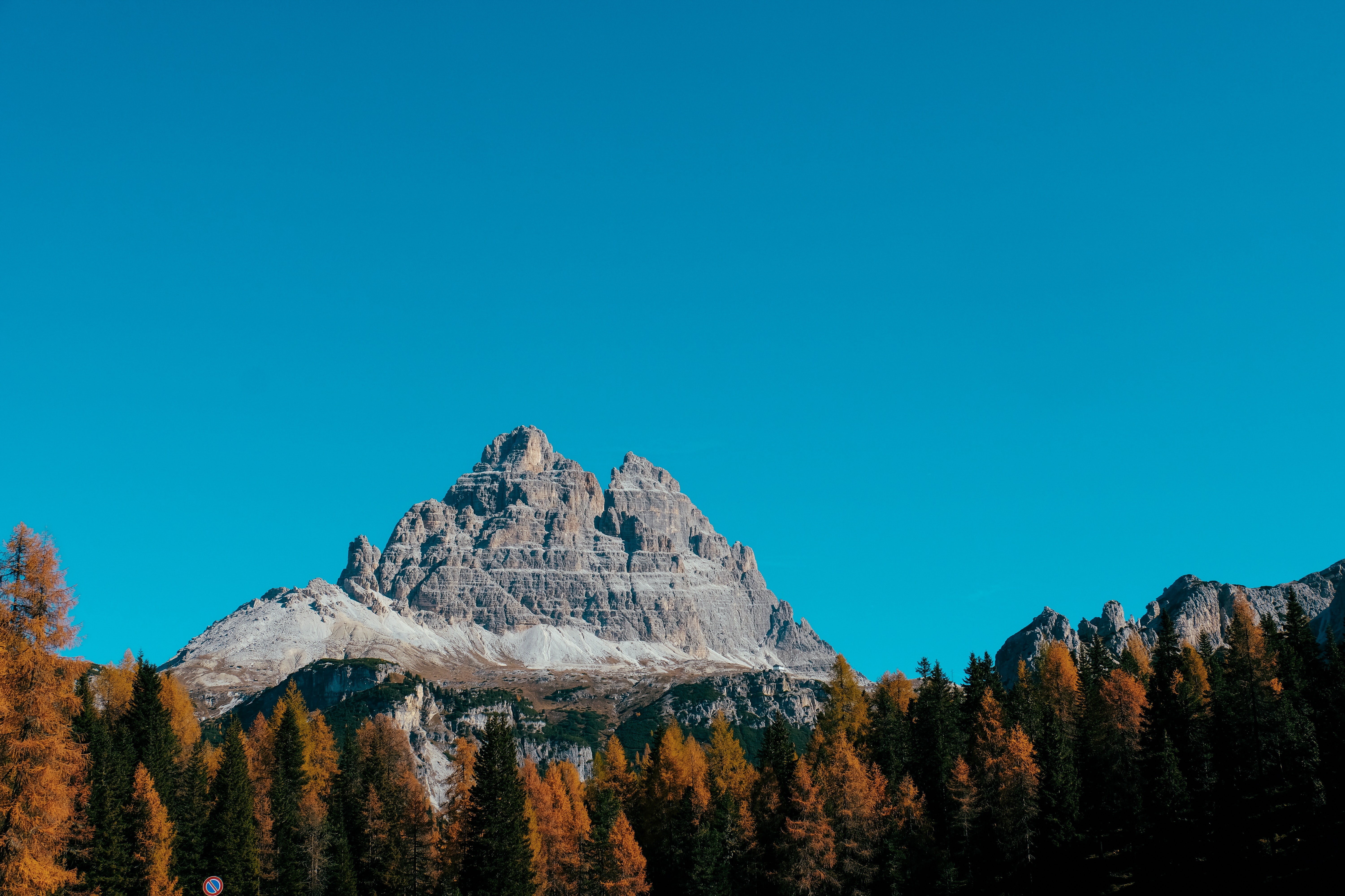 80550 descargar imagen vértice, naturaleza, árboles, cielo, otoño, montaña, arriba, paisaje de montaña: fondos de pantalla y protectores de pantalla gratis