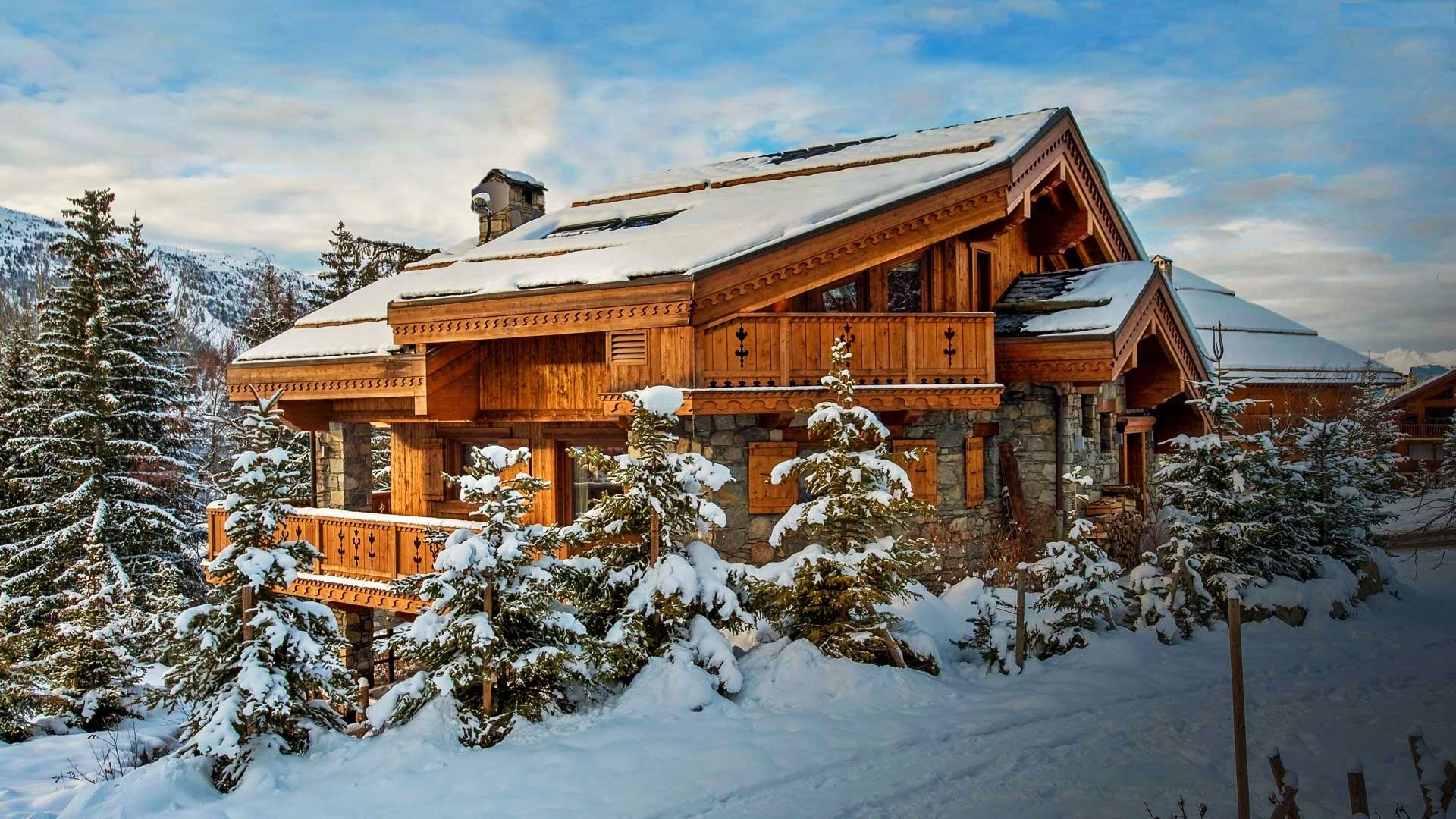 Melhores papéis de parede de Ski Lodge para tela do telefone