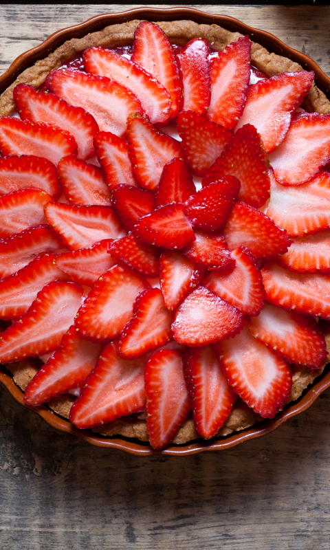 Download mobile wallpaper Food, Strawberry, Cake, Berry, Fruit, Pastry for free.