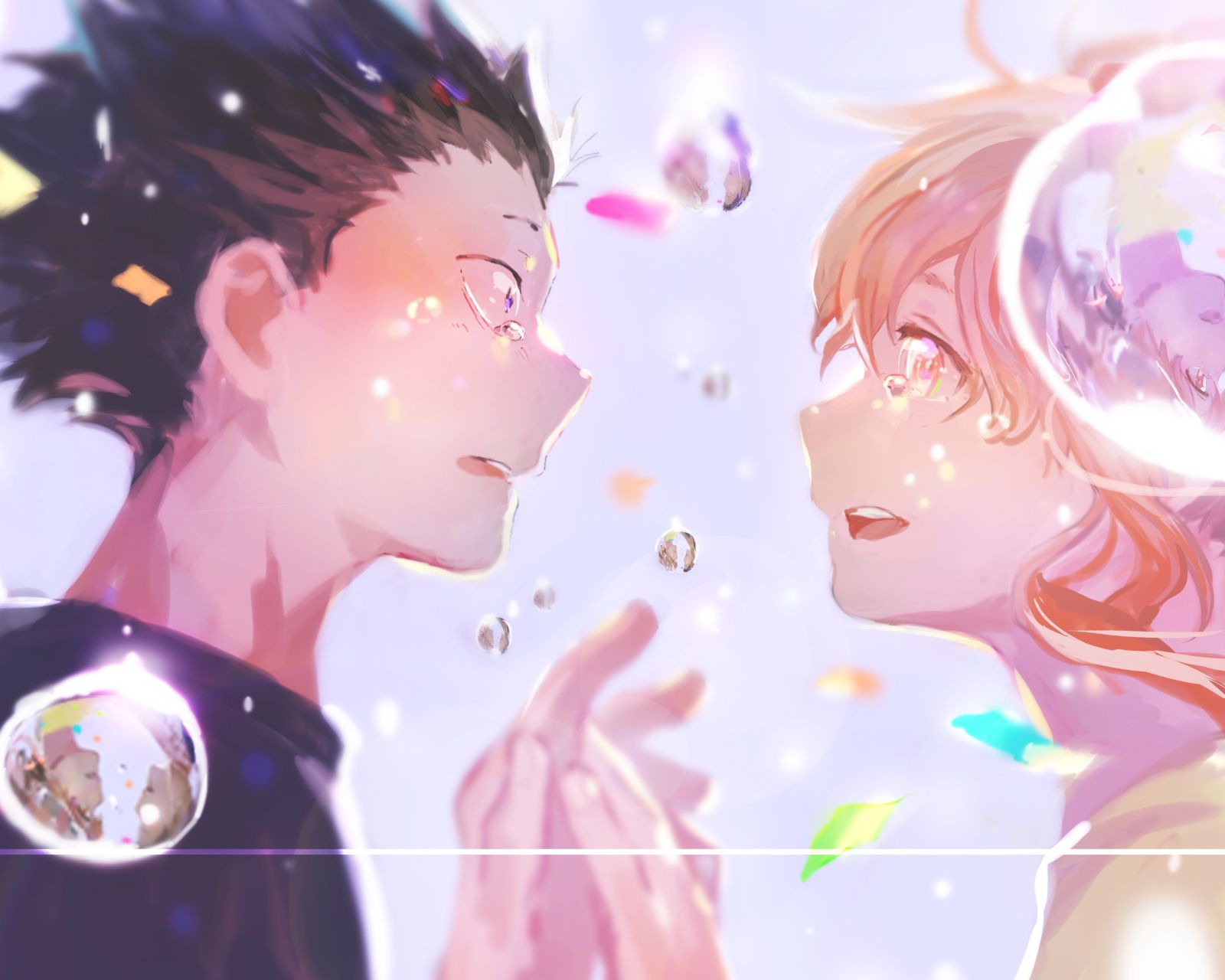 Téléchargez des papiers peints mobile Animé, Shoko Nishimiya, Shoya Ishida, A Silent Voice gratuitement.