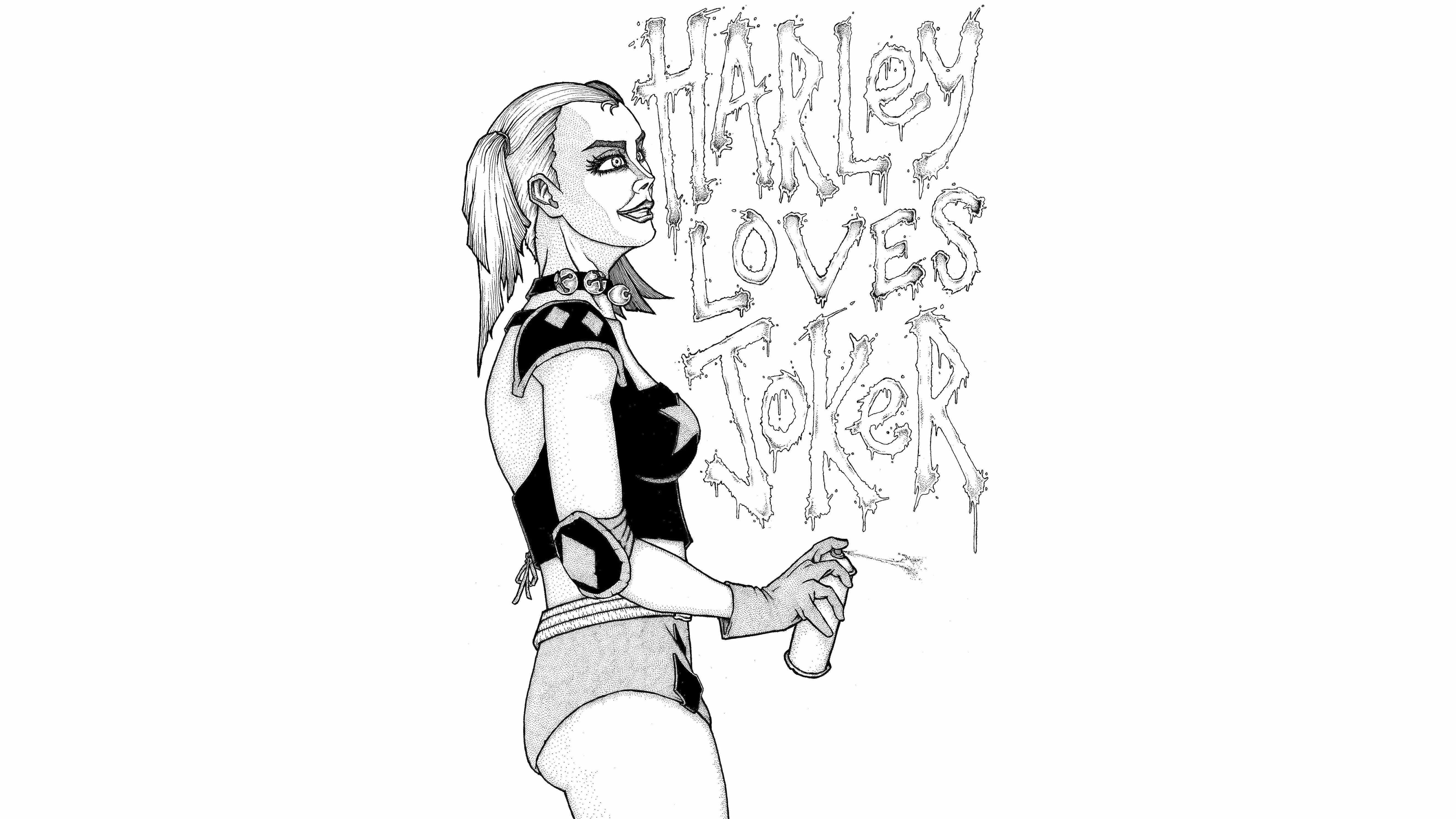 Baixar papel de parede para celular de Ordenança, Harley Quinn, História Em Quadrinhos gratuito.