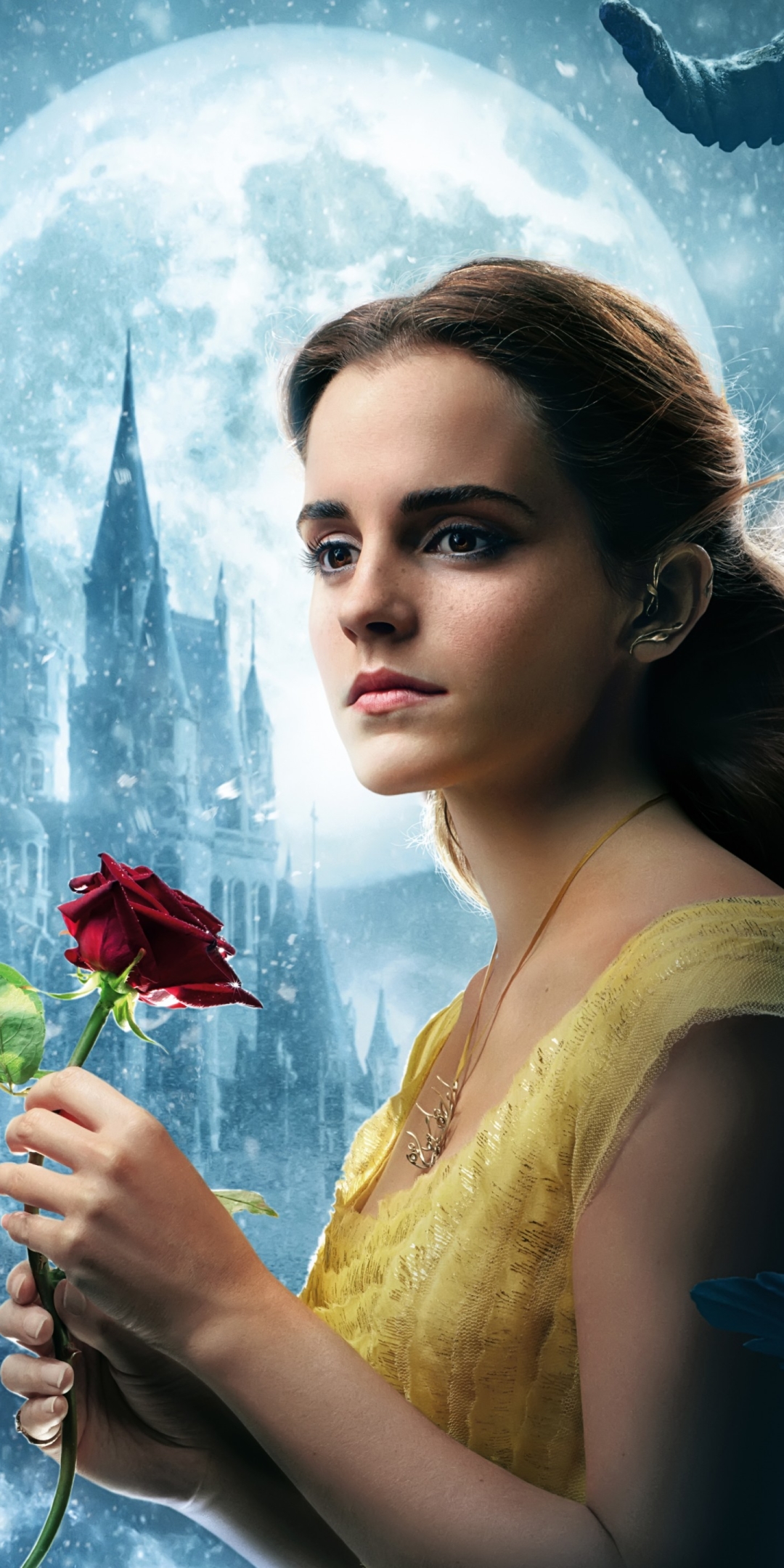 Descarga gratuita de fondo de pantalla para móvil de Emma Watson, Películas, La Bella Y La Bestia (2017).