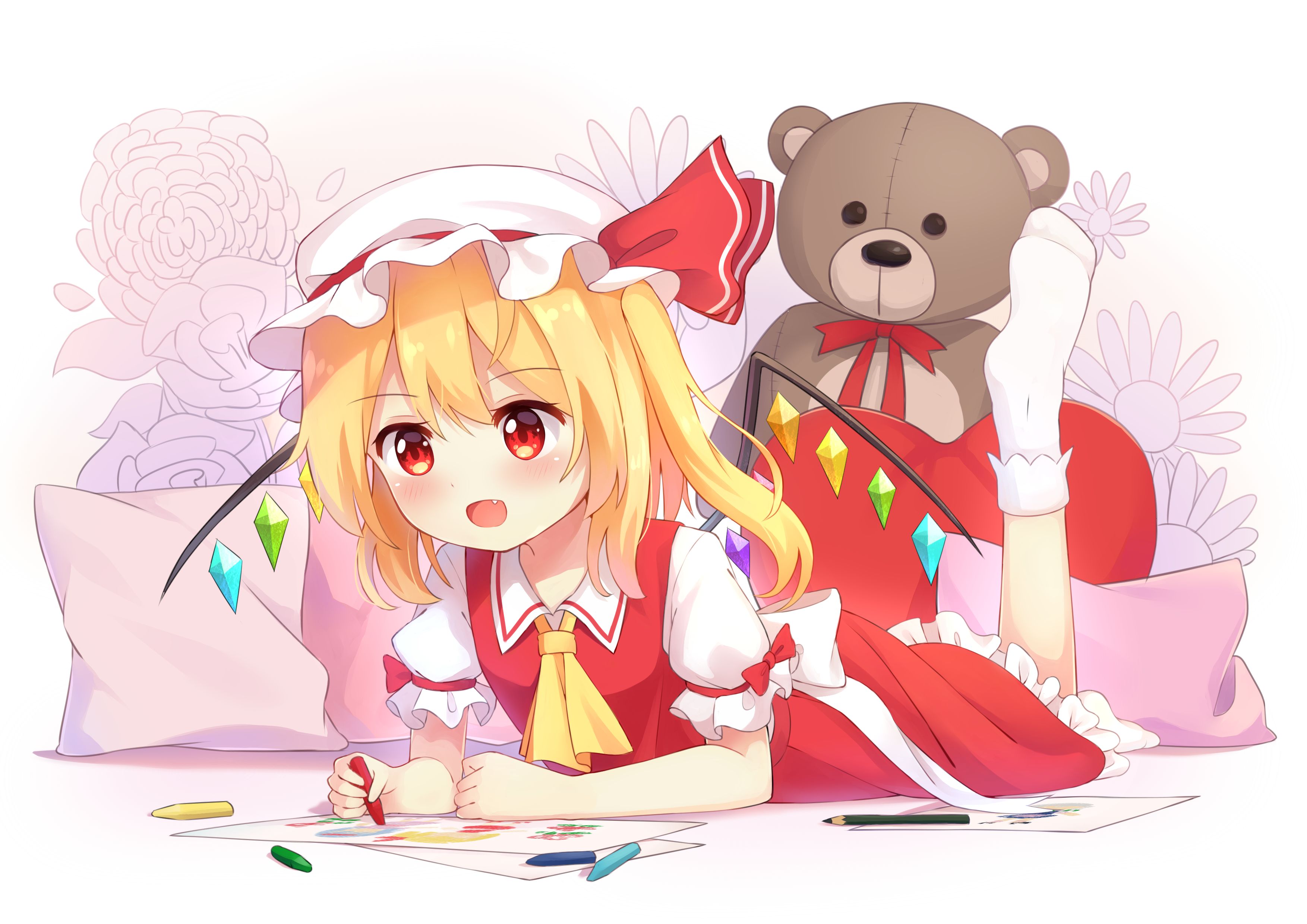 Handy-Wallpaper Animes, Flandre Scarlet, Tuhu kostenlos herunterladen.