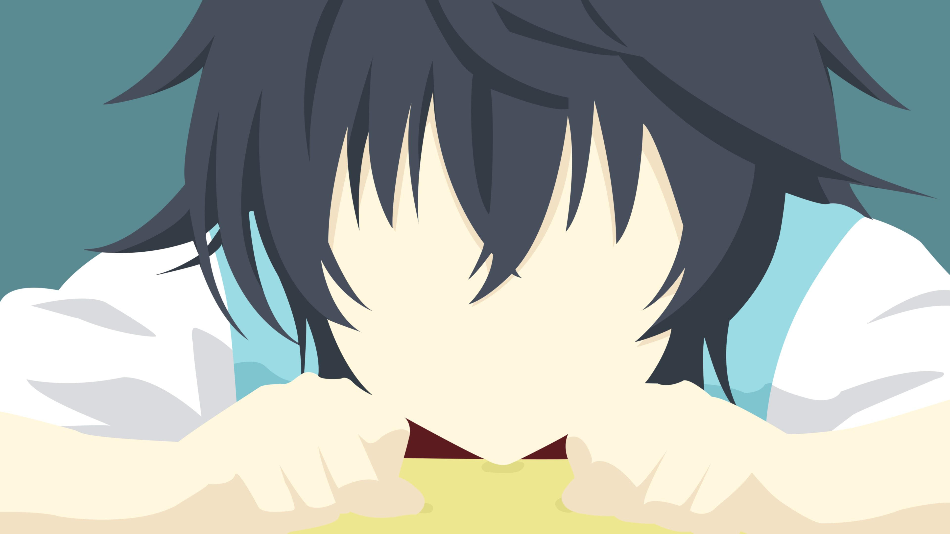 anime, and you thought there is never a girl online?, ako tamaki, minimalist