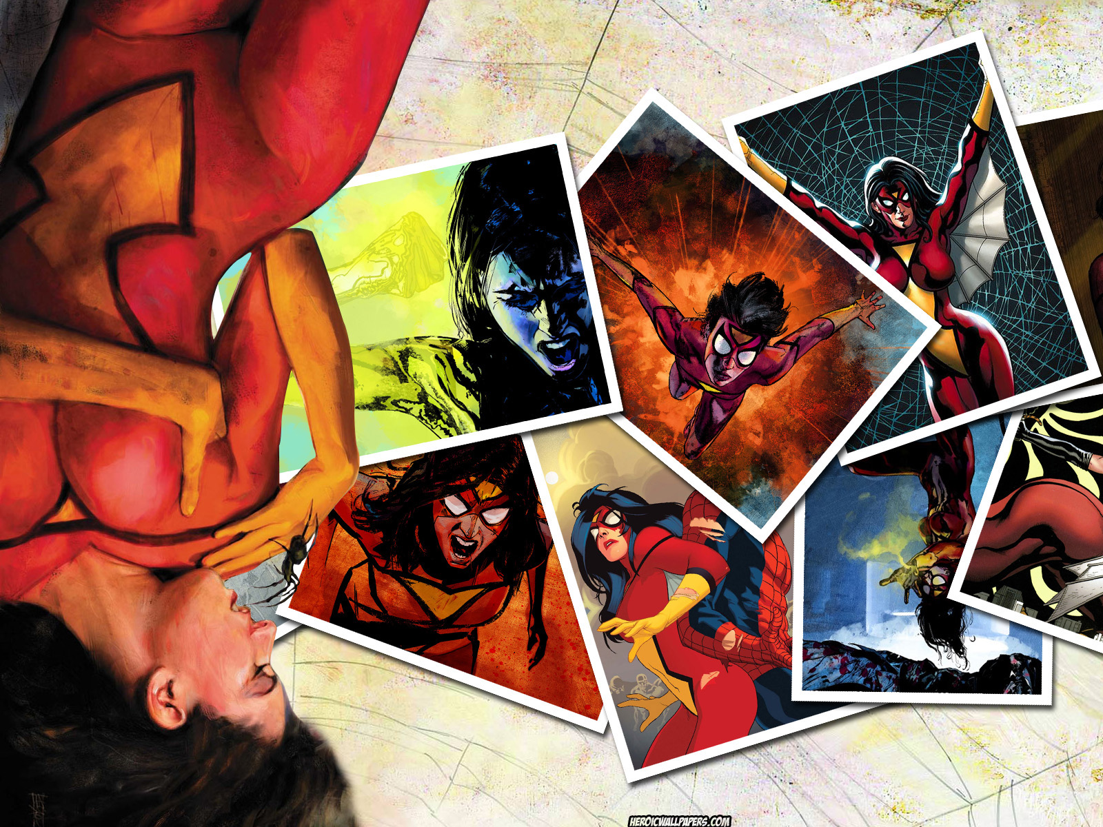 Descarga gratuita de fondo de pantalla para móvil de Historietas, Spider Woman.
