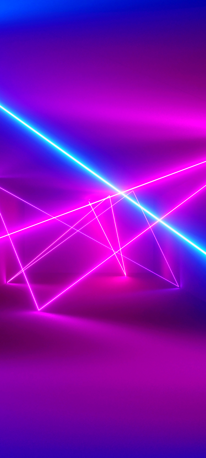 Download mobile wallpaper Light, Cyberpunk, Neon, Purple, Artistic, Tunnel, Huawei for free.