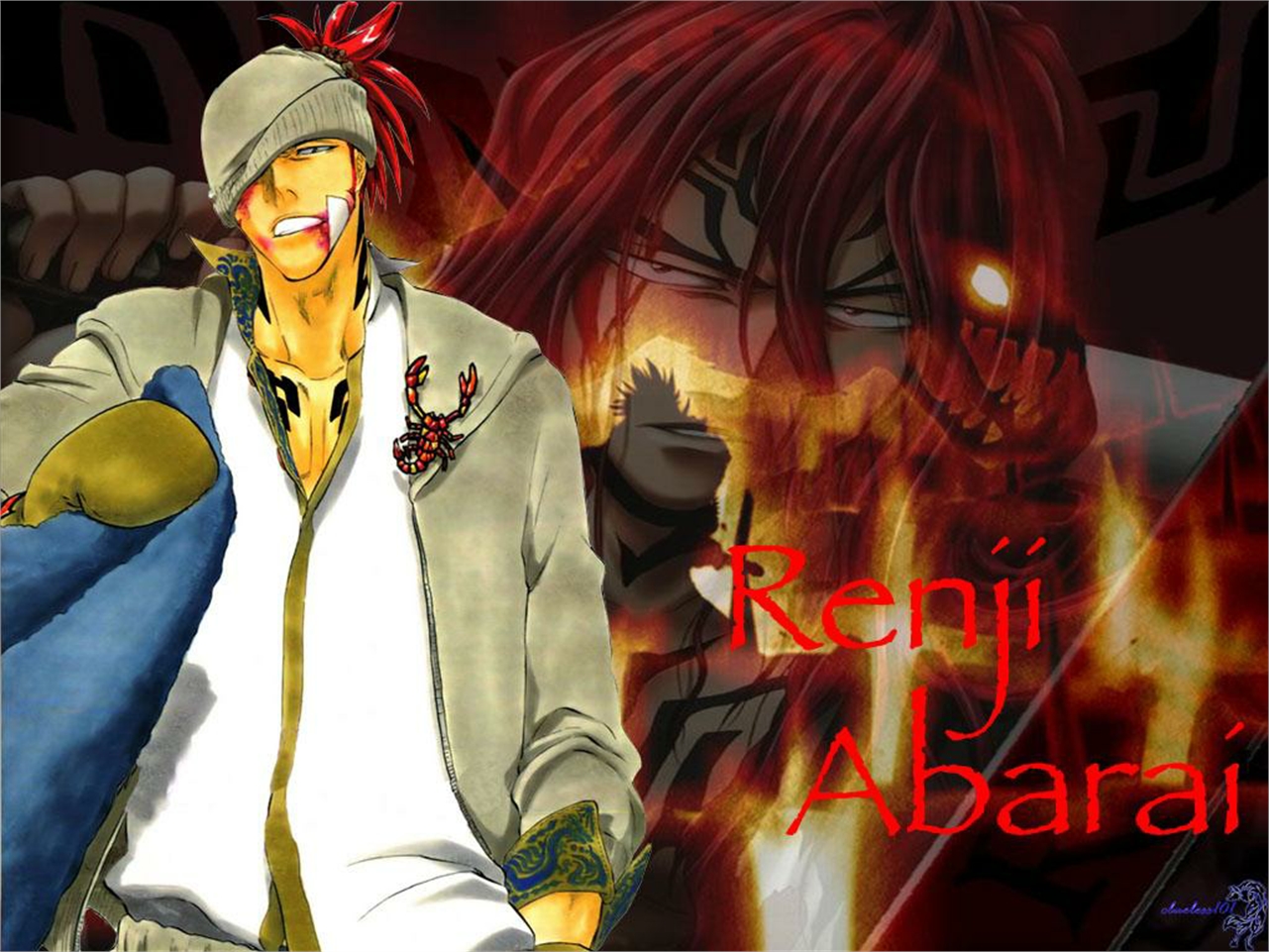 Download mobile wallpaper Anime, Bleach, Renji Abarai for free.