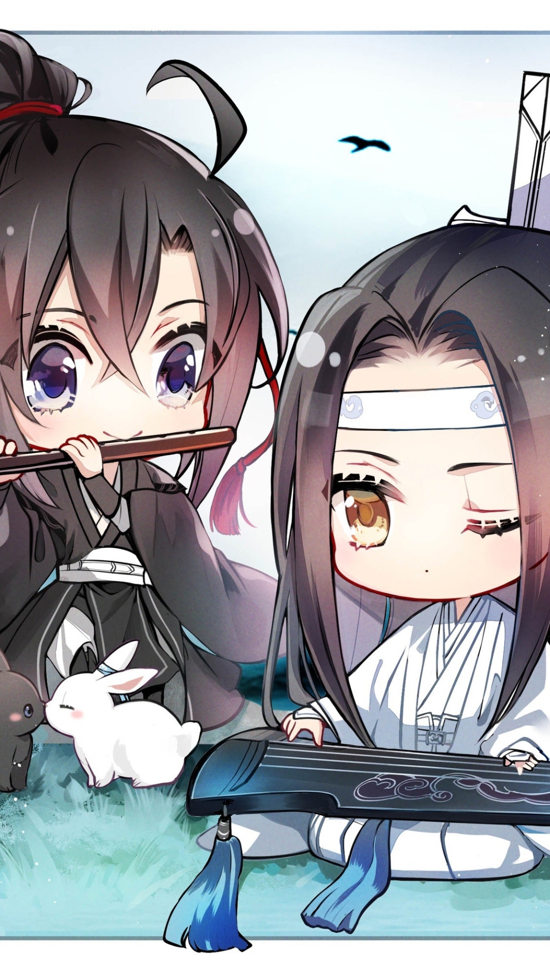 Descarga gratuita de fondo de pantalla para móvil de Animado, Lanzhan, Wei Ying, Lan Wangji, Wei Wu Xian, Mo Dao Zu Shi.