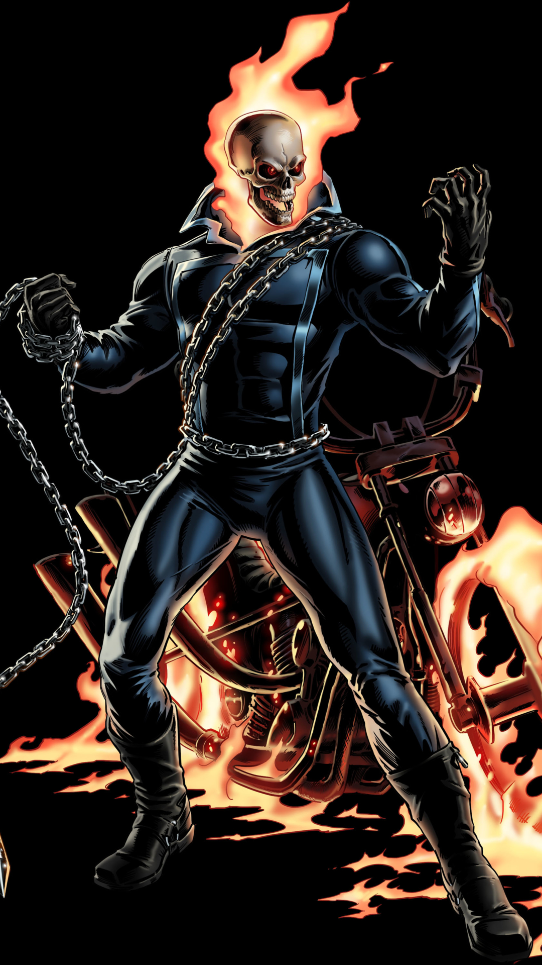 Download mobile wallpaper Ghost Rider, Comics for free.