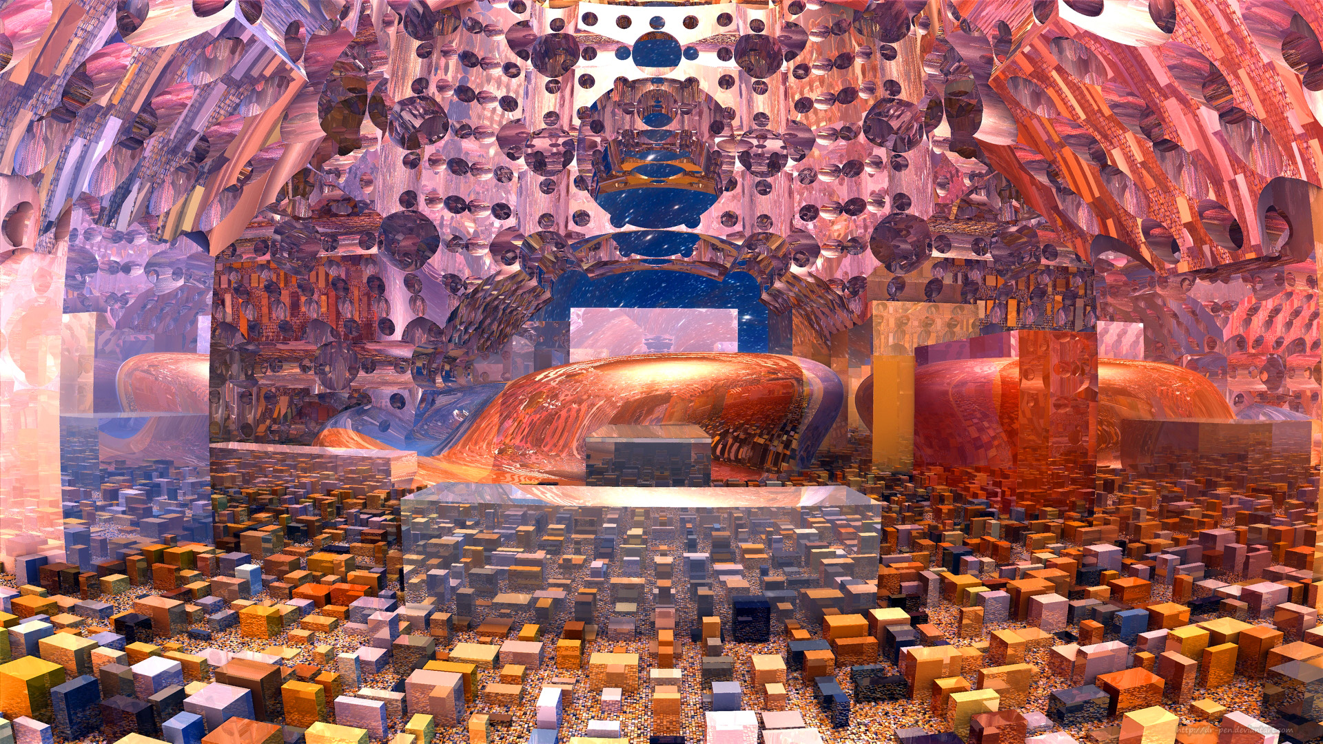 Free download wallpaper Abstract, 3D, Fractal, Colors, Colorful, Sci Fi, Geometry, Cgi, Mandelbulb 3D on your PC desktop