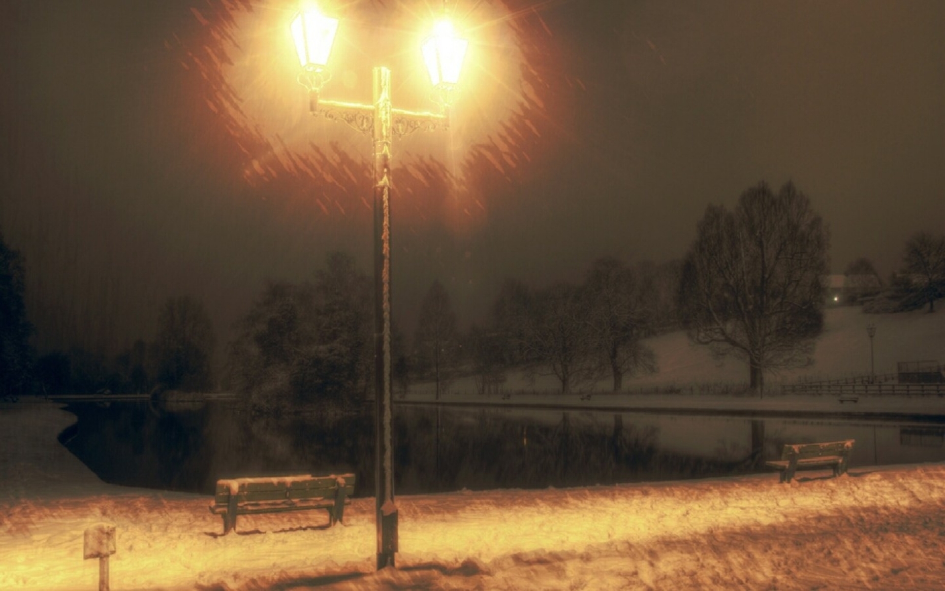 Download mobile wallpaper Winter, Artistic for free.