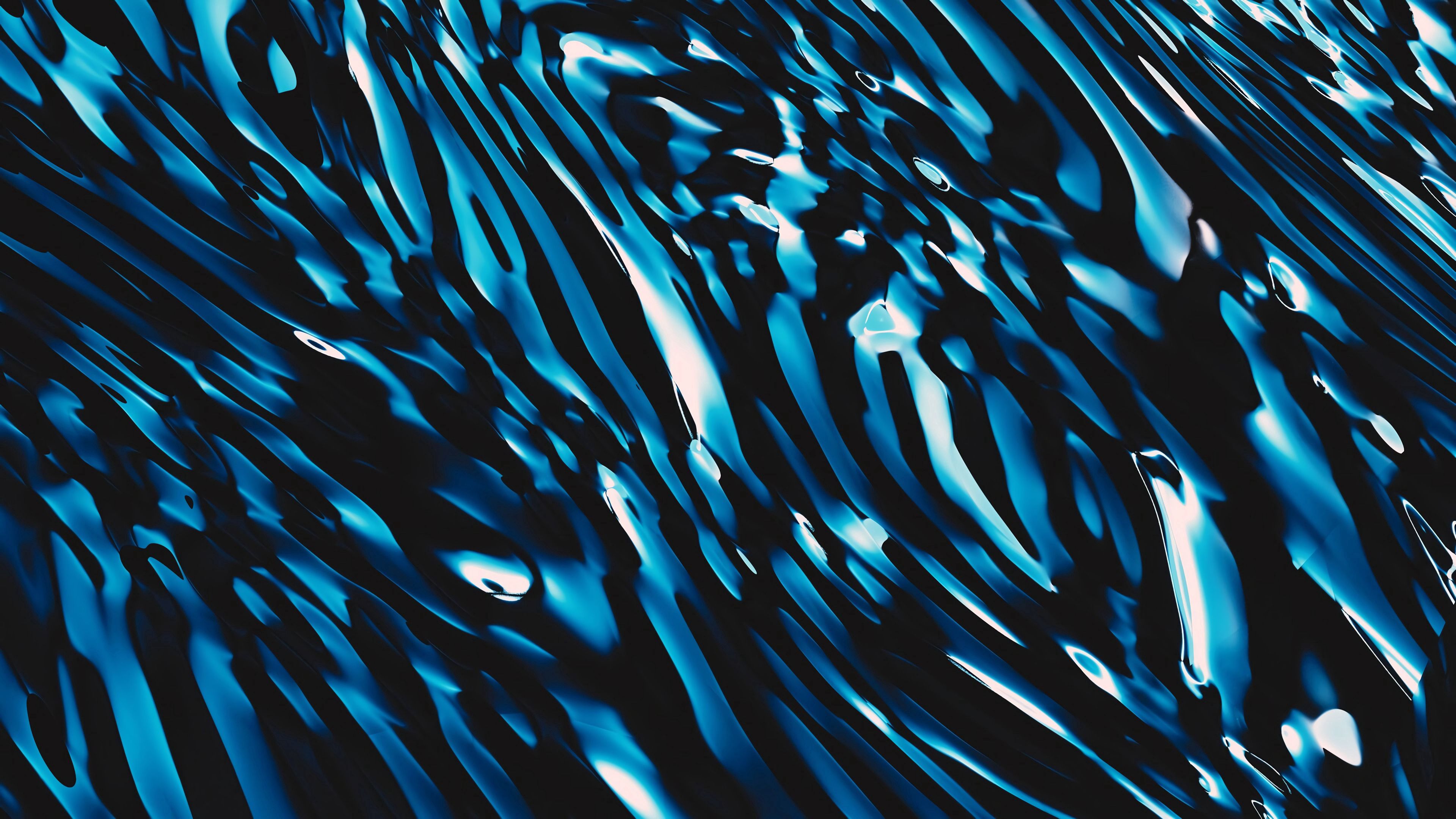無料モバイル壁紙青い, 闇, 暗い, 波紋, 波, 抽象をダウンロードします。