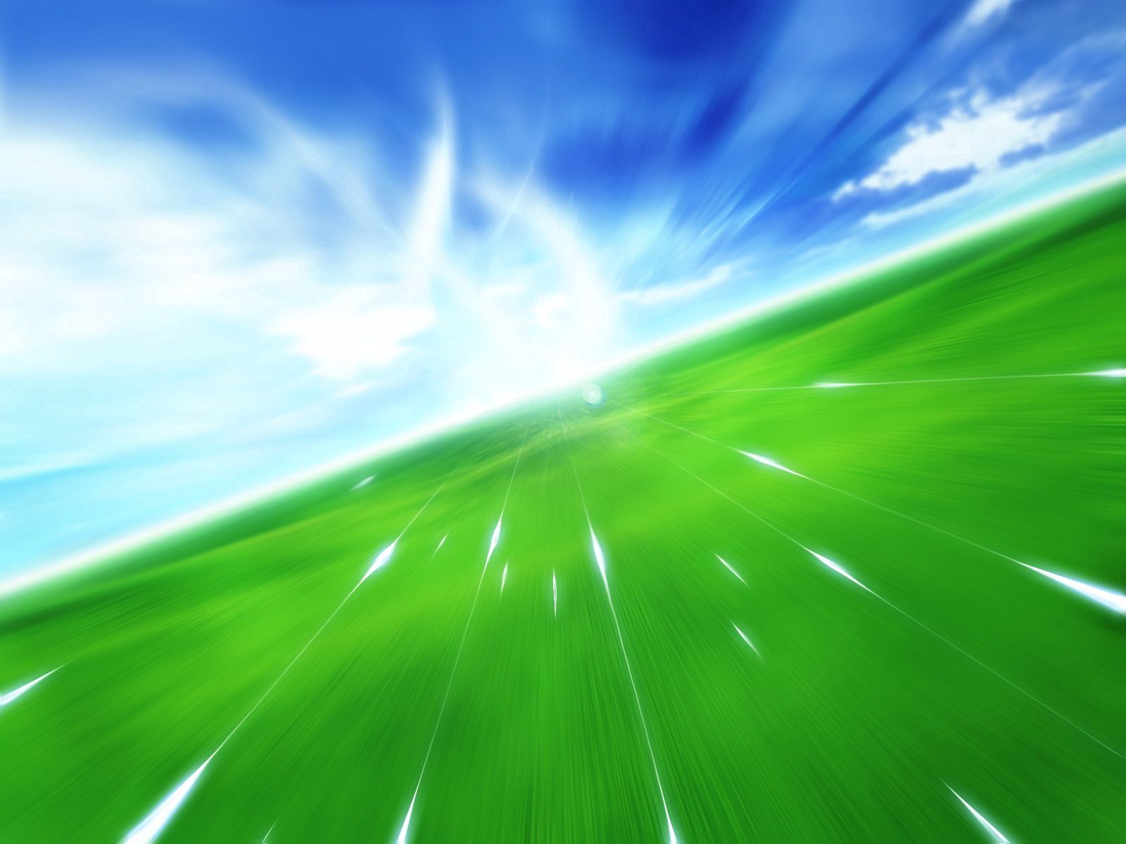 157193 завантажити картинку абстракція, трава, небо, зелений, блакитний, рух, синій, політ, рейс - шпалери і заставки безкоштовно