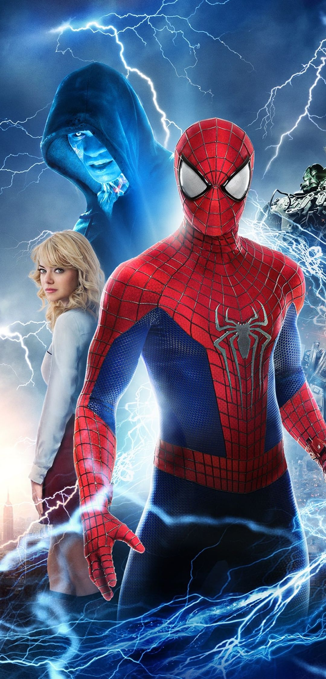 Handy-Wallpaper Emma Stone, Filme, Superheld, Spider Man, Gwen Stacy, The Amazing Spider Man 2: Rise Of Electro kostenlos herunterladen.