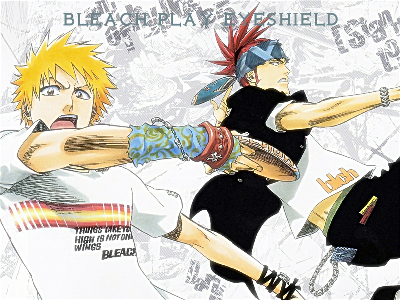 Free download wallpaper Anime, Bleach, Renji Abarai, Ichigo Kurosaki on your PC desktop