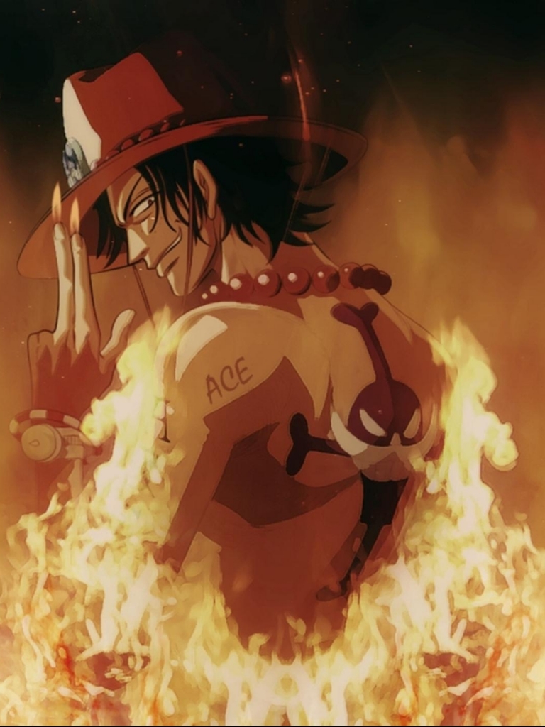 Handy-Wallpaper Animes, Portgas D Ace, One Piece kostenlos herunterladen.