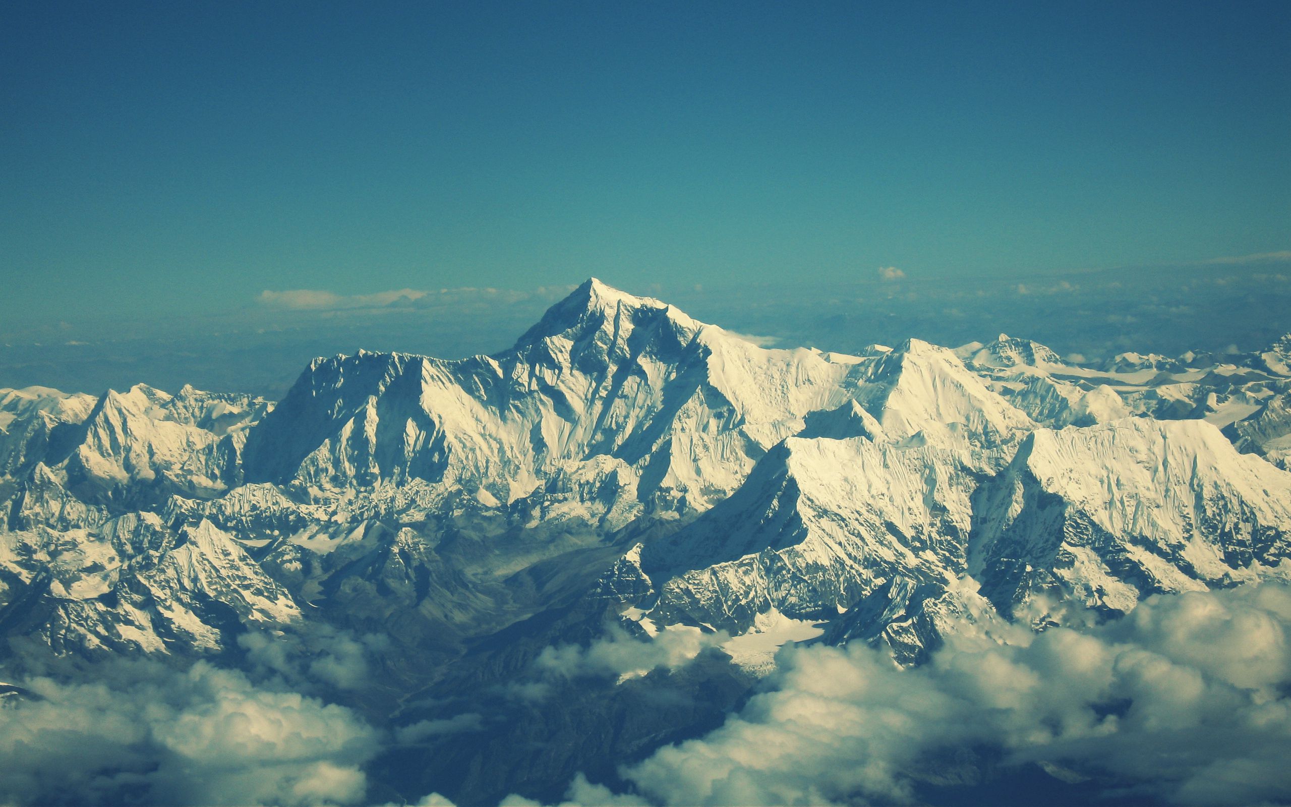 101343 скачать обои эверест, горы, небо, природа, вершины - заставки и картинки бесплатно