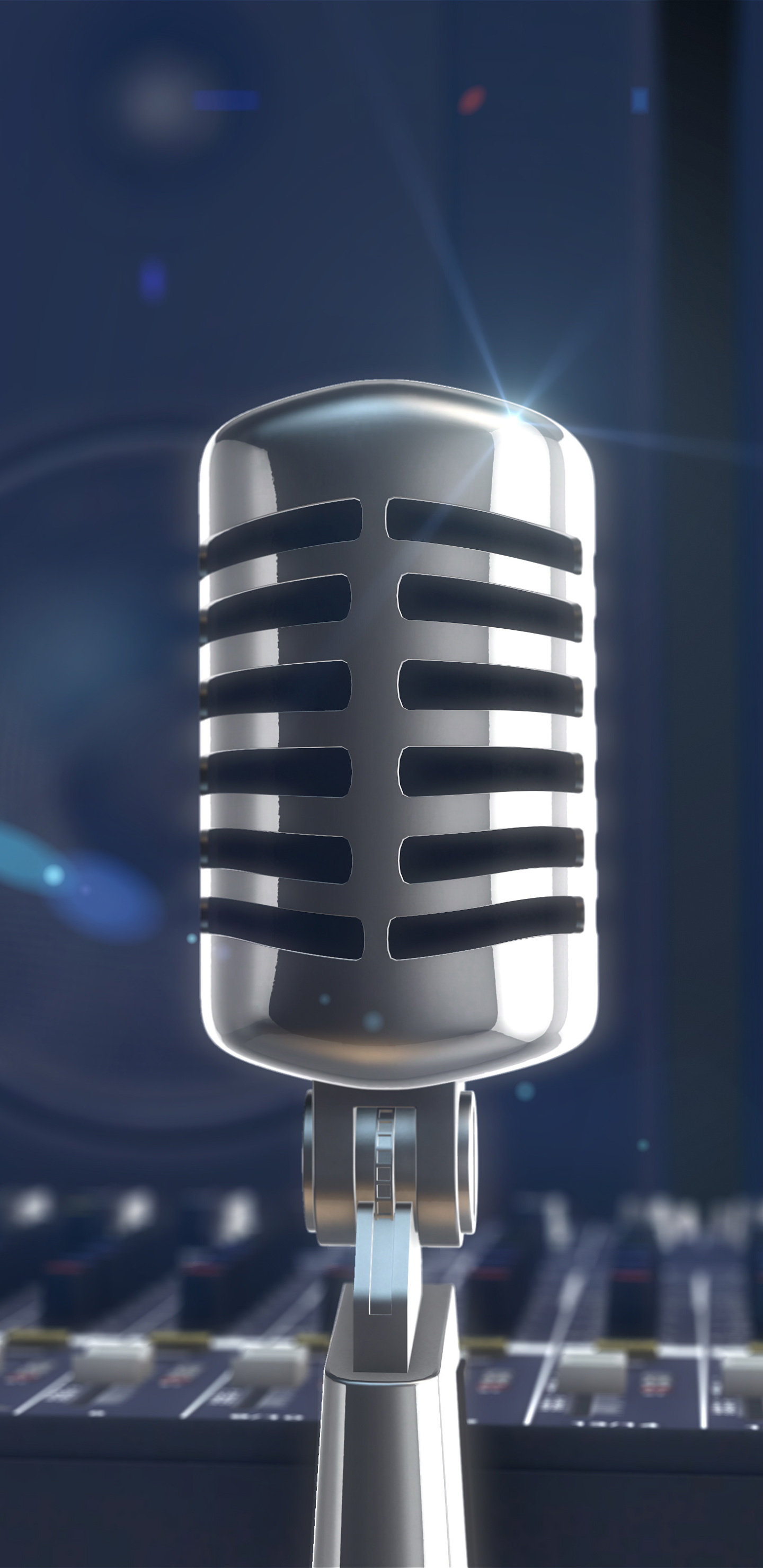 Download mobile wallpaper Music, Microphone for free.
