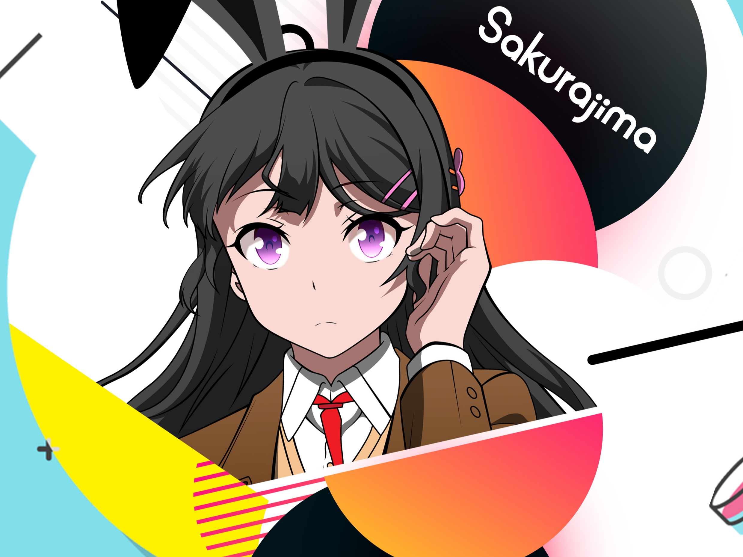 Descarga gratis la imagen Animado, Mai Sakurajima, Seishun Buta Yaro Wa Bunny Girl Senpai No Yume Wo Minai en el escritorio de tu PC
