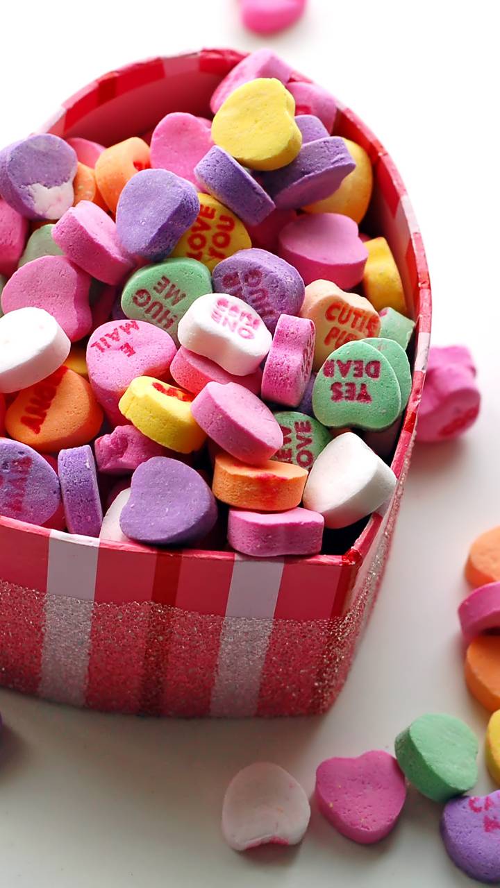 Download mobile wallpaper Valentine's Day, Food, Candy for free.