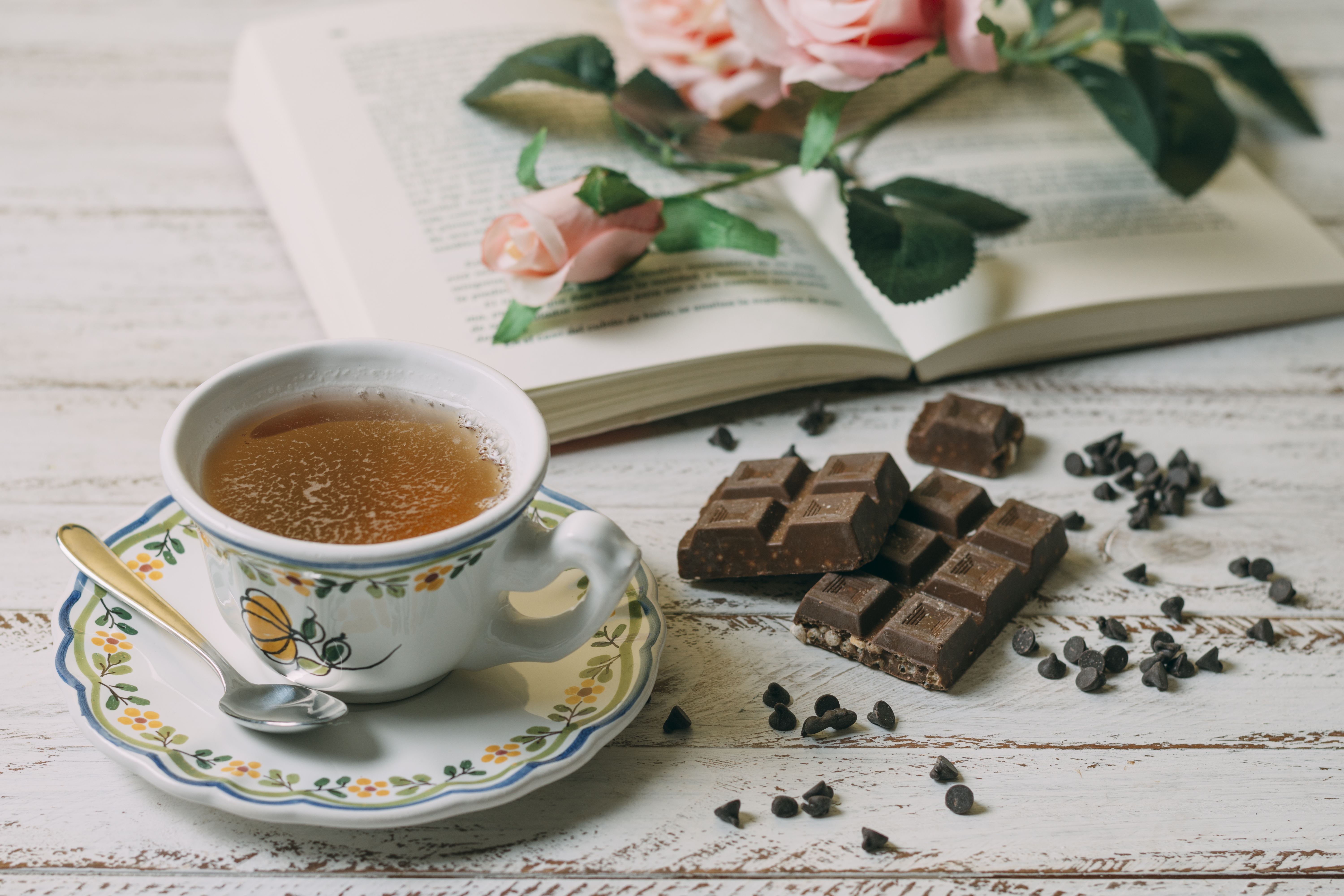 Free download wallpaper Food, Chocolate, Still Life, Cup, Drink, Tea on your PC desktop