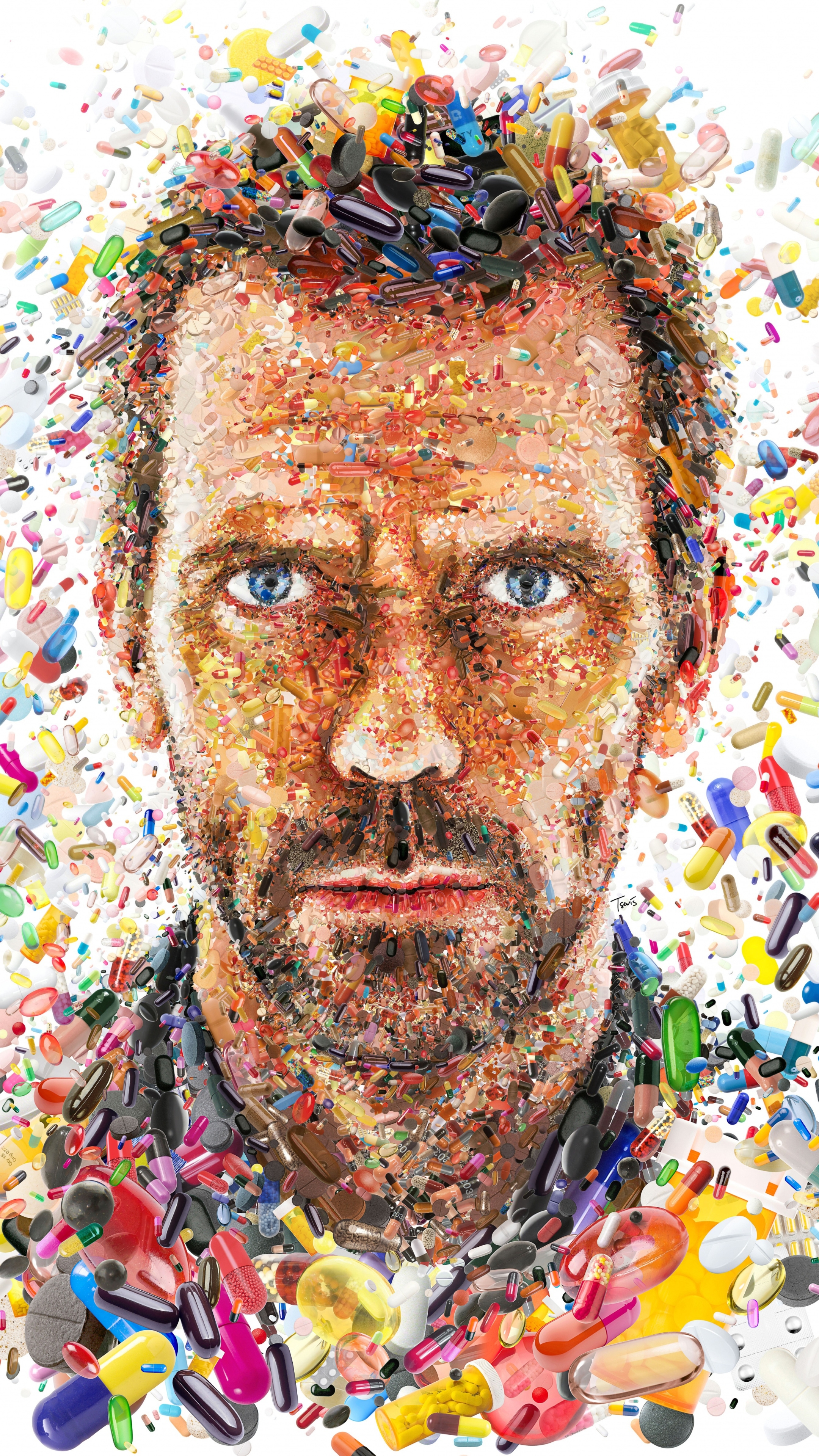 tv show, house, colors, gregory house, hugh laurie, pills