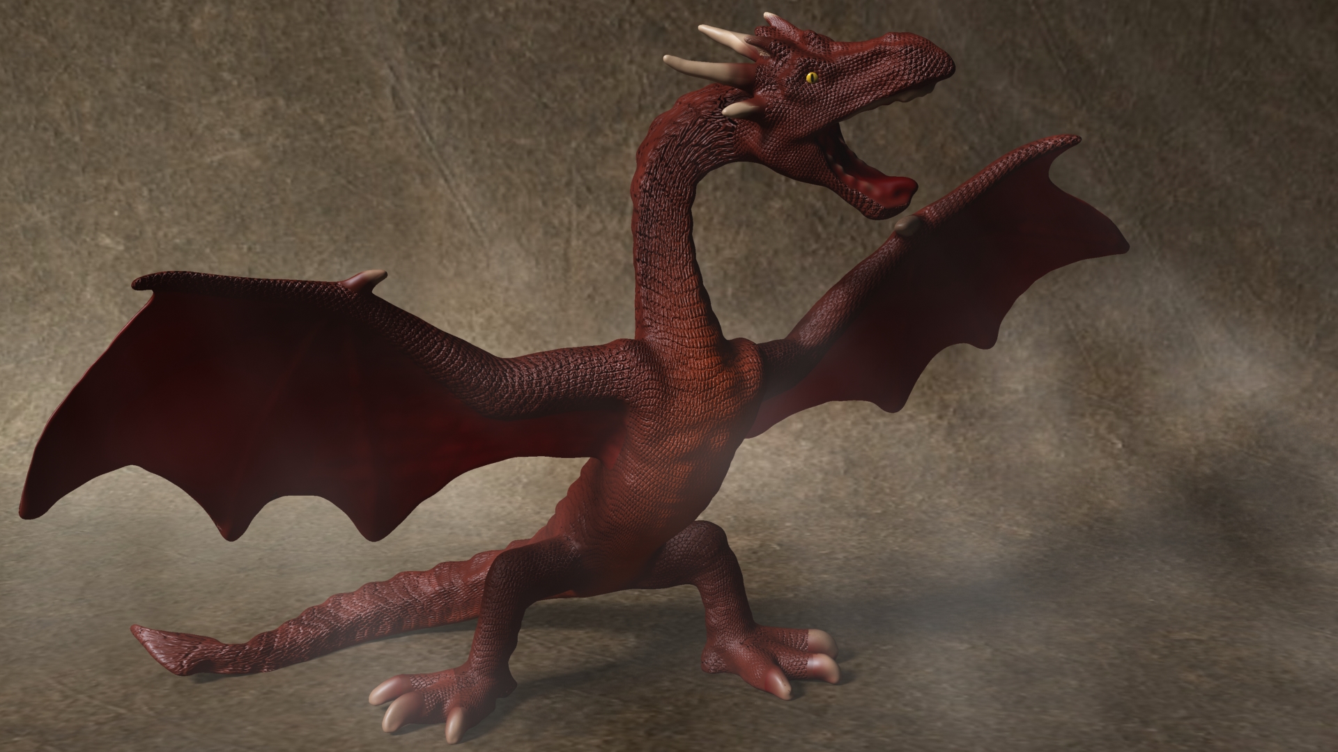Download mobile wallpaper Fantasy, 3D, Dragon for free.