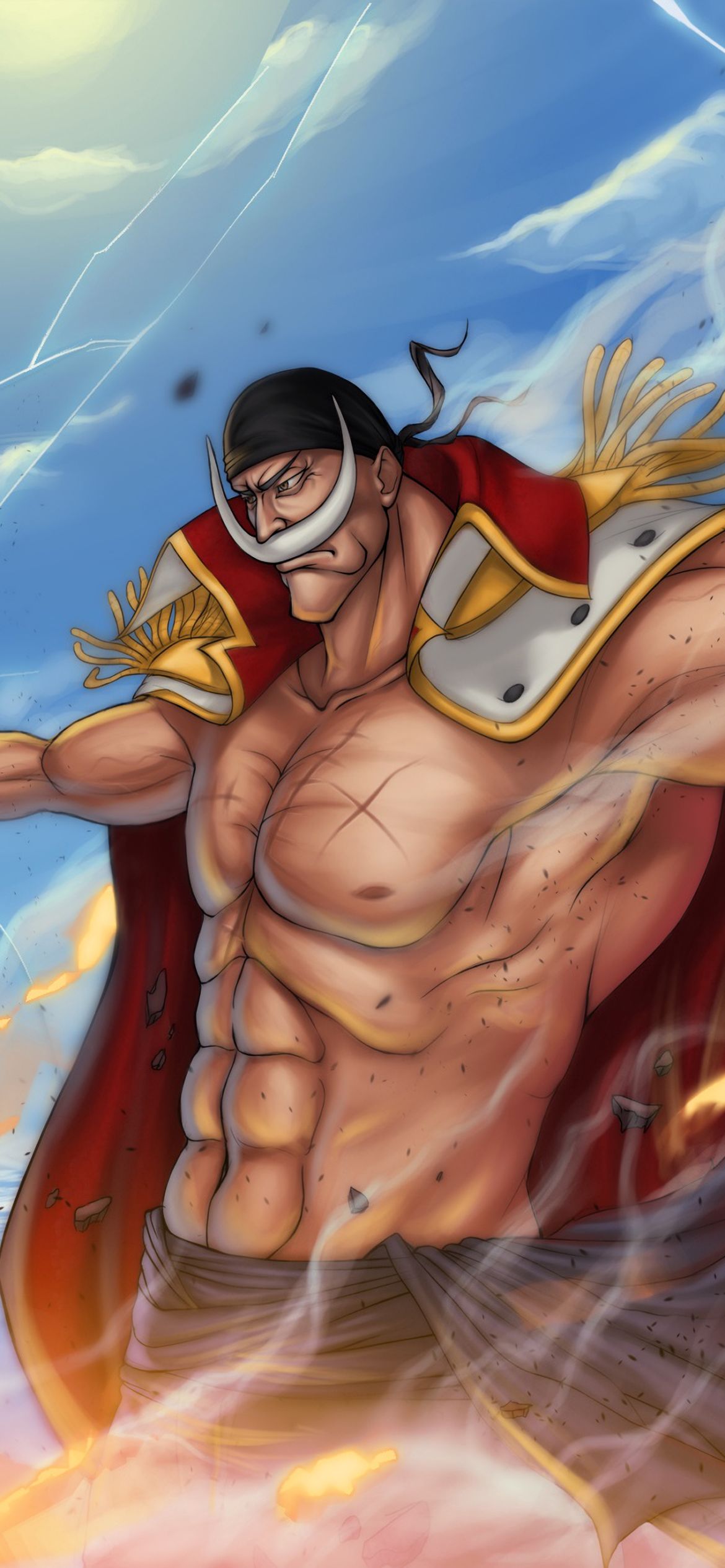 Download mobile wallpaper Anime, One Piece, Edward Newgate for free.