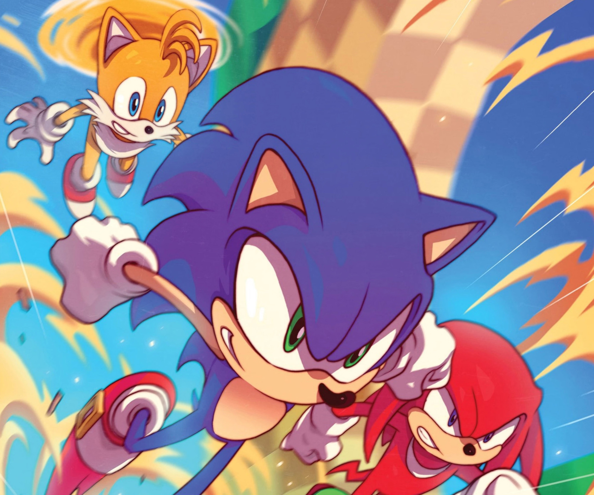 Descarga gratuita de fondo de pantalla para móvil de Videojuego, Sonic The Hedgehog, Knuckles El Equidna, Miles 'tails' Prower, Sonic.
