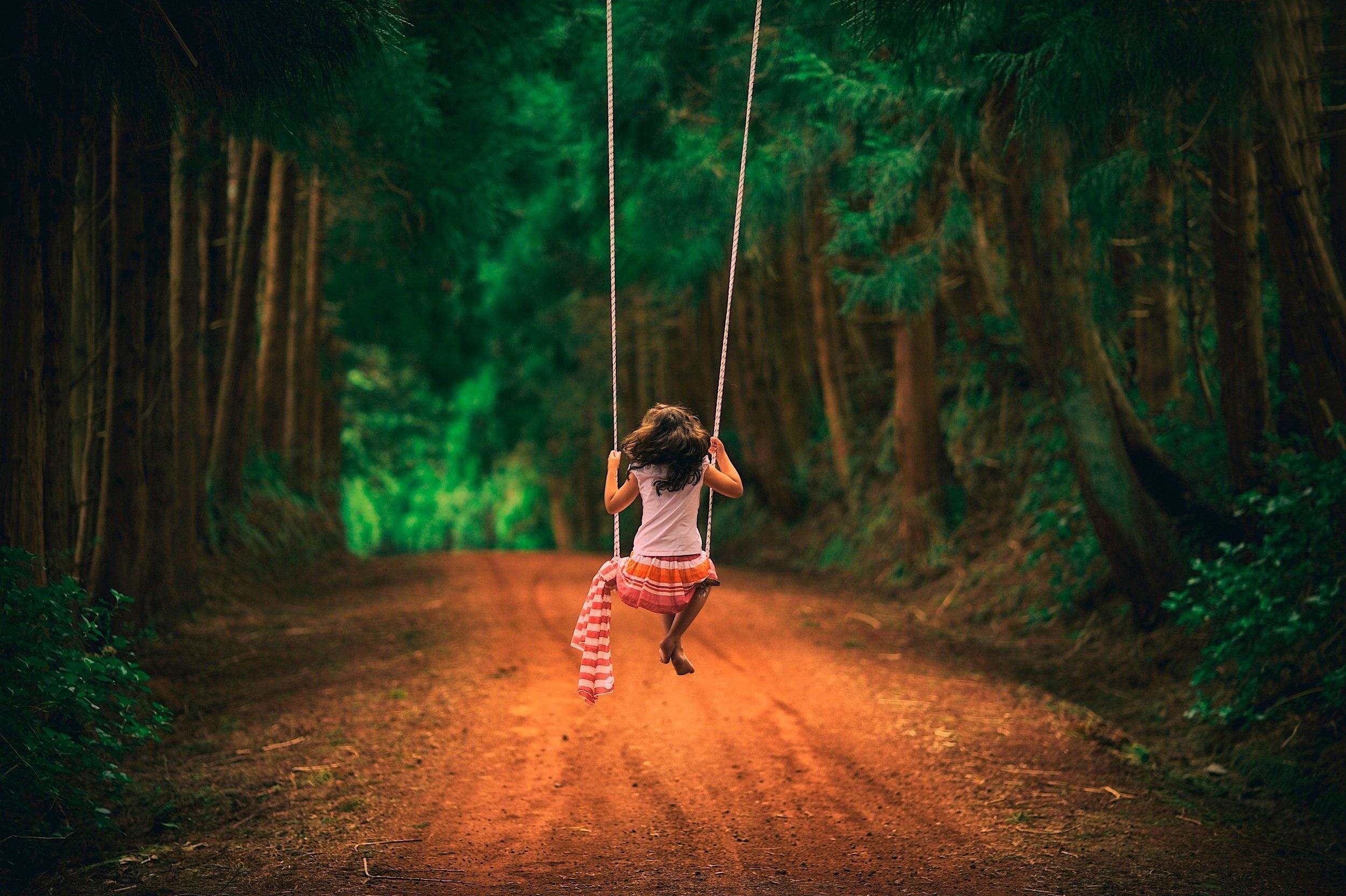 Download mobile wallpaper Swing, Child, Cute, Photography for free.