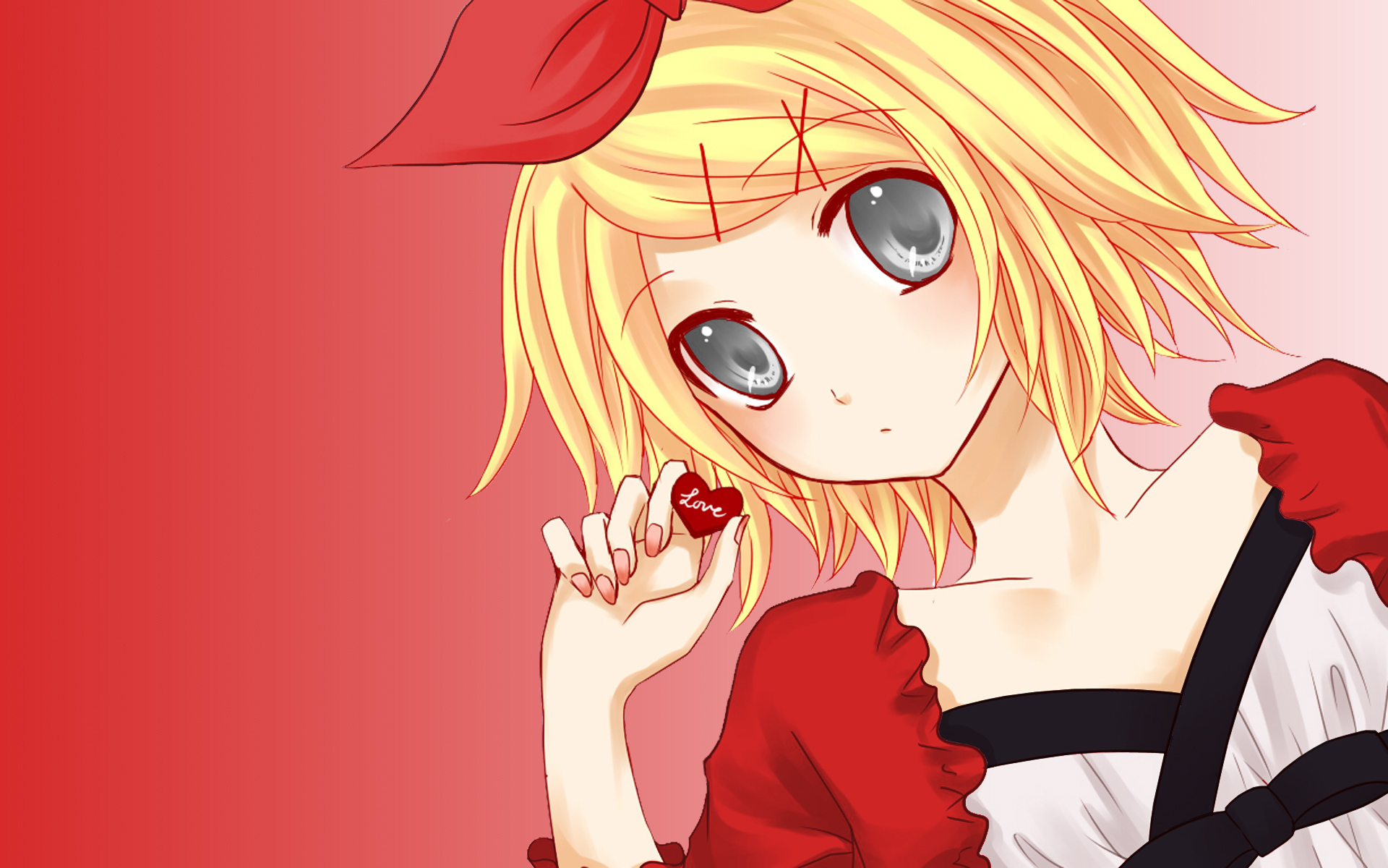 Download mobile wallpaper Rin Kagamine, Vocaloid, Anime for free.