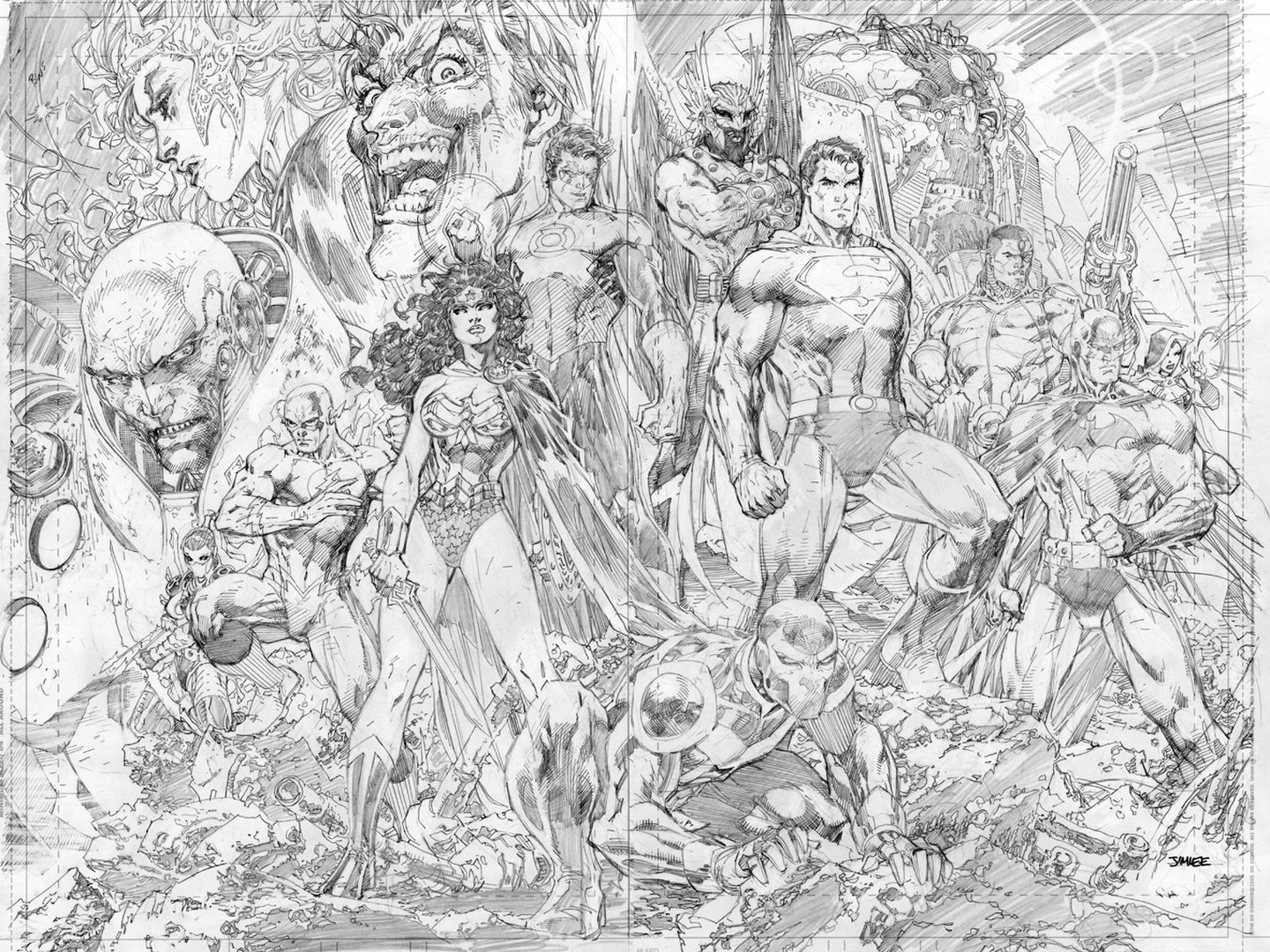 comics, dc universe, batman, carter hall, cyborg (dc comics), flash, green lantern, hal jordan, hawkman (dc comics), joker, lex luthor, poison ivy, superman, wonder woman