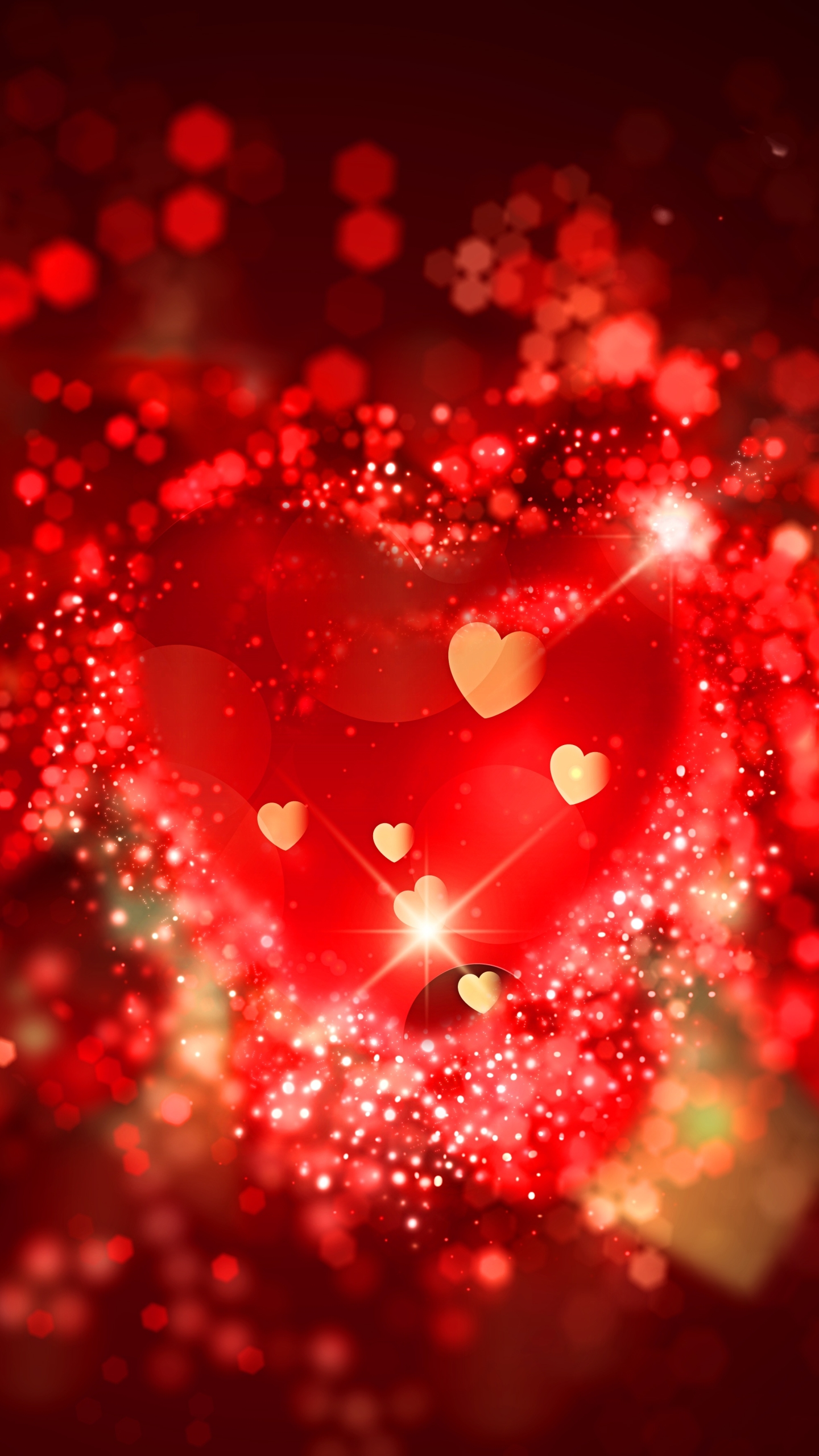 Download mobile wallpaper Heart, Artistic, Glitter for free.
