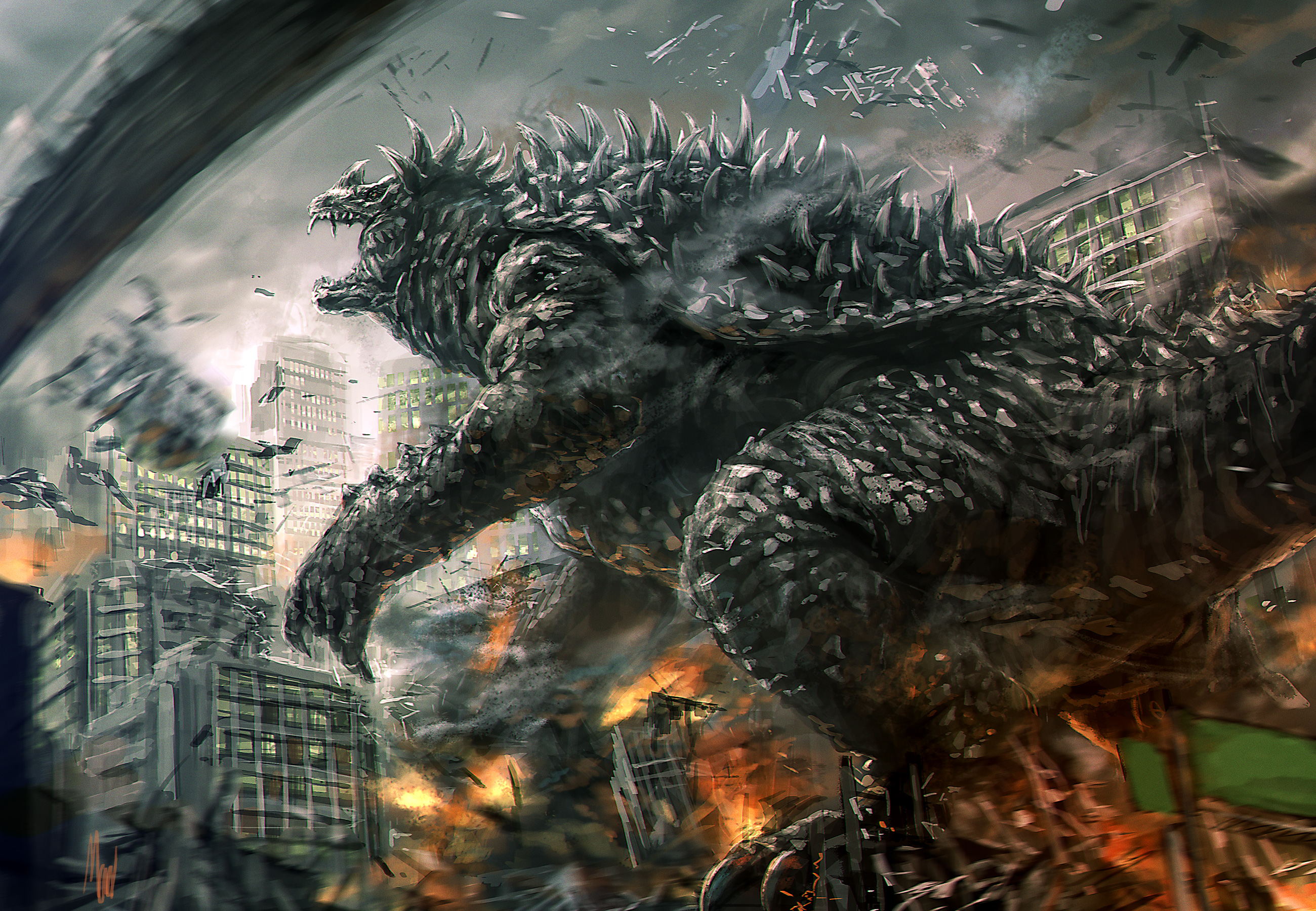 Melhores papéis de parede de Godzilla Contra Ataca para tela do telefone