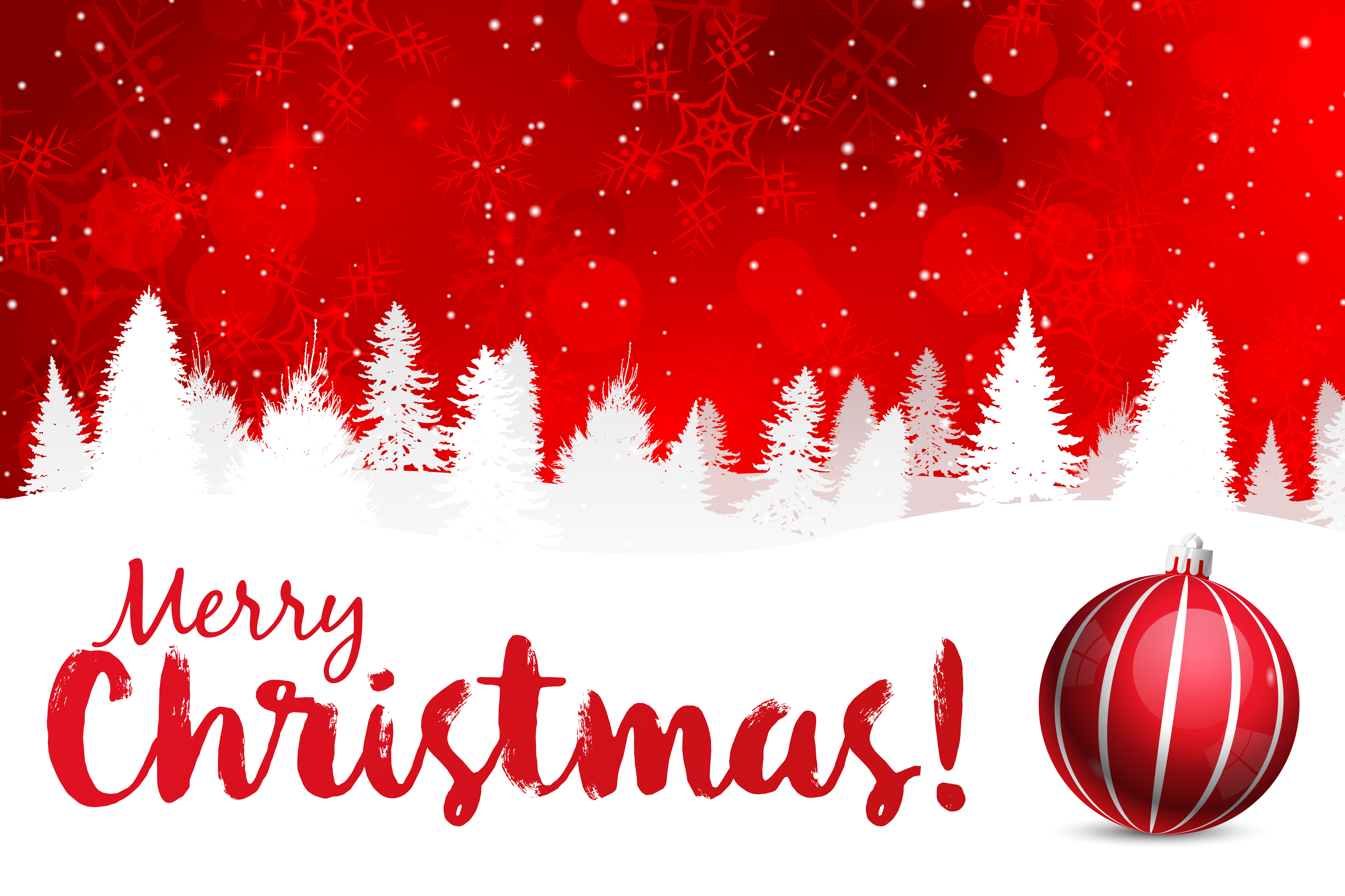 Download mobile wallpaper Christmas, Holiday, Snowfall, Merry Christmas for free.