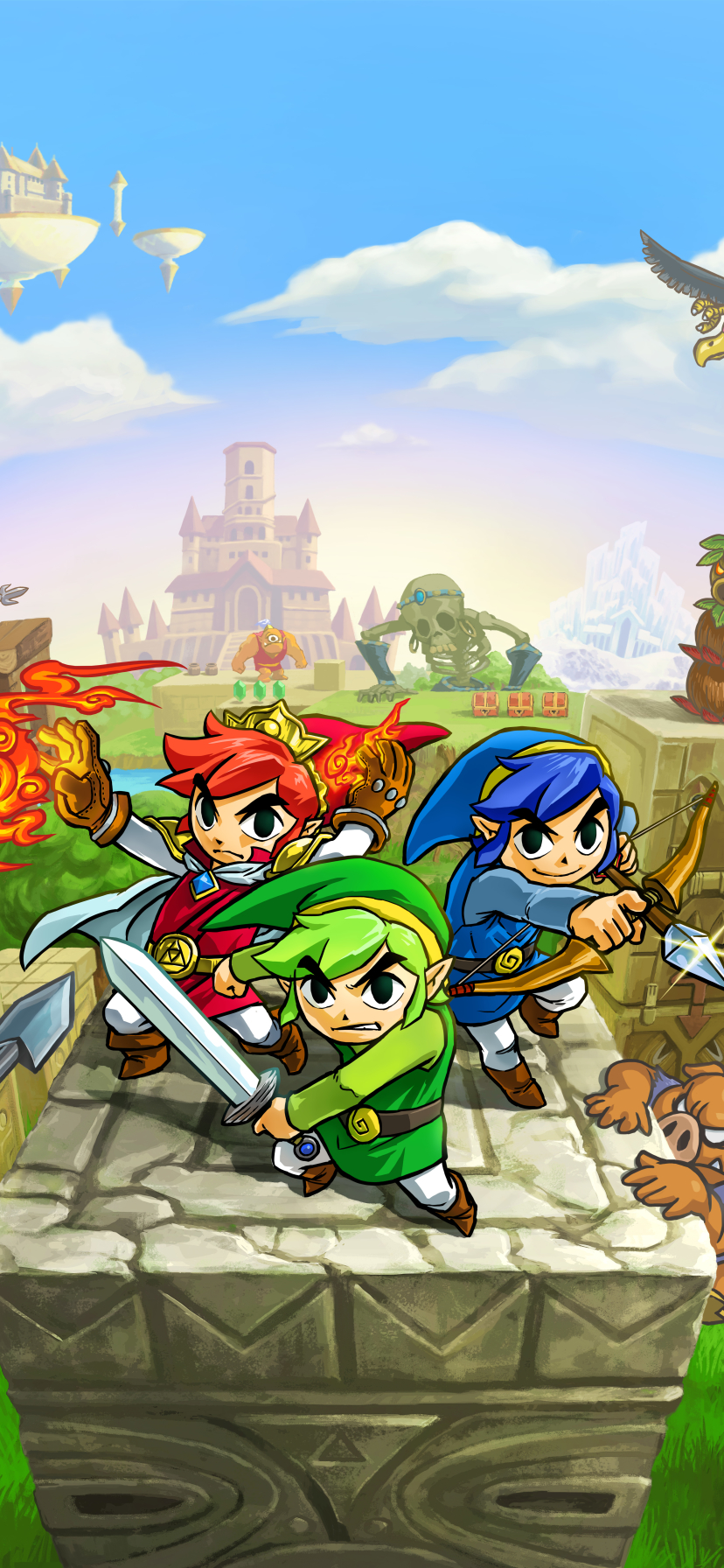 Baixar papel de parede para celular de Link, Videogame, Zelda, The Legend Of Zelda: Tri Force Heroes gratuito.
