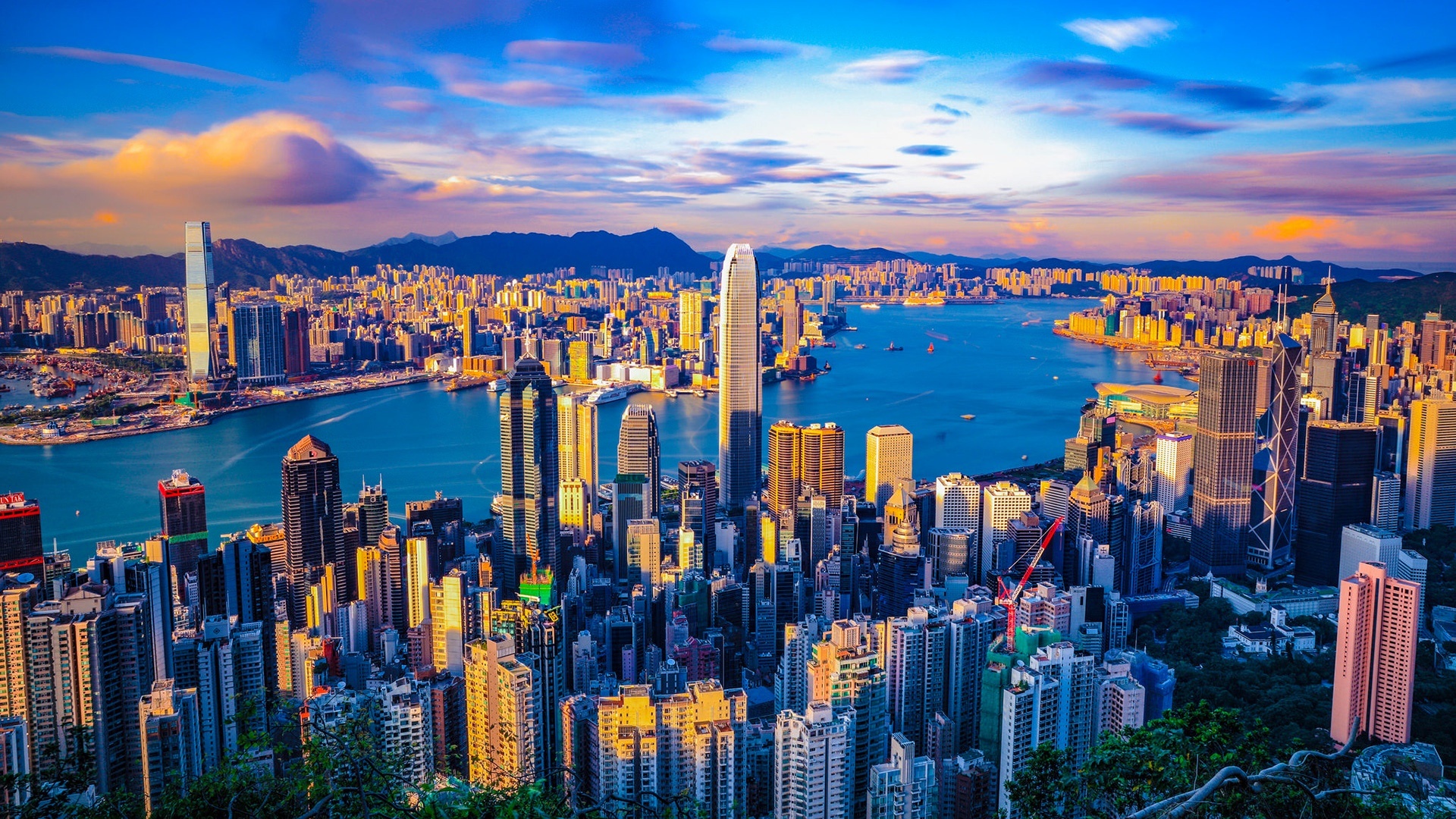 Завантажити шпалери безкоштовно Міста, Місто, Гонконг, Створено Людиною картинка на робочий стіл ПК