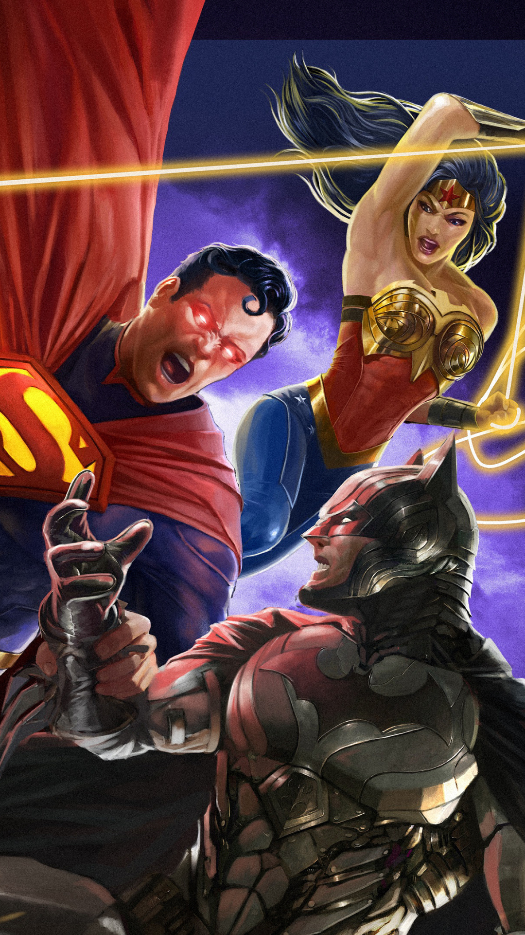 Descarga gratuita de fondo de pantalla para móvil de Superhombre, Películas, Dc Comics, Hombre Murciélago, La Mujer Maravilla, Mujer Maravilla, Injustice: Gods Among Us.