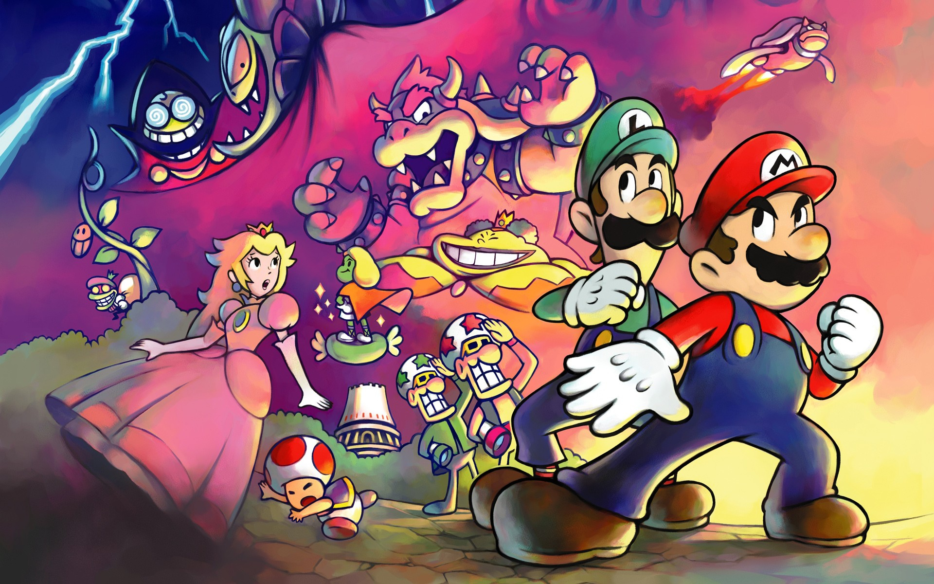 Descarga gratuita de fondo de pantalla para móvil de Mario & Luigi Rpg, Mario, Videojuego.