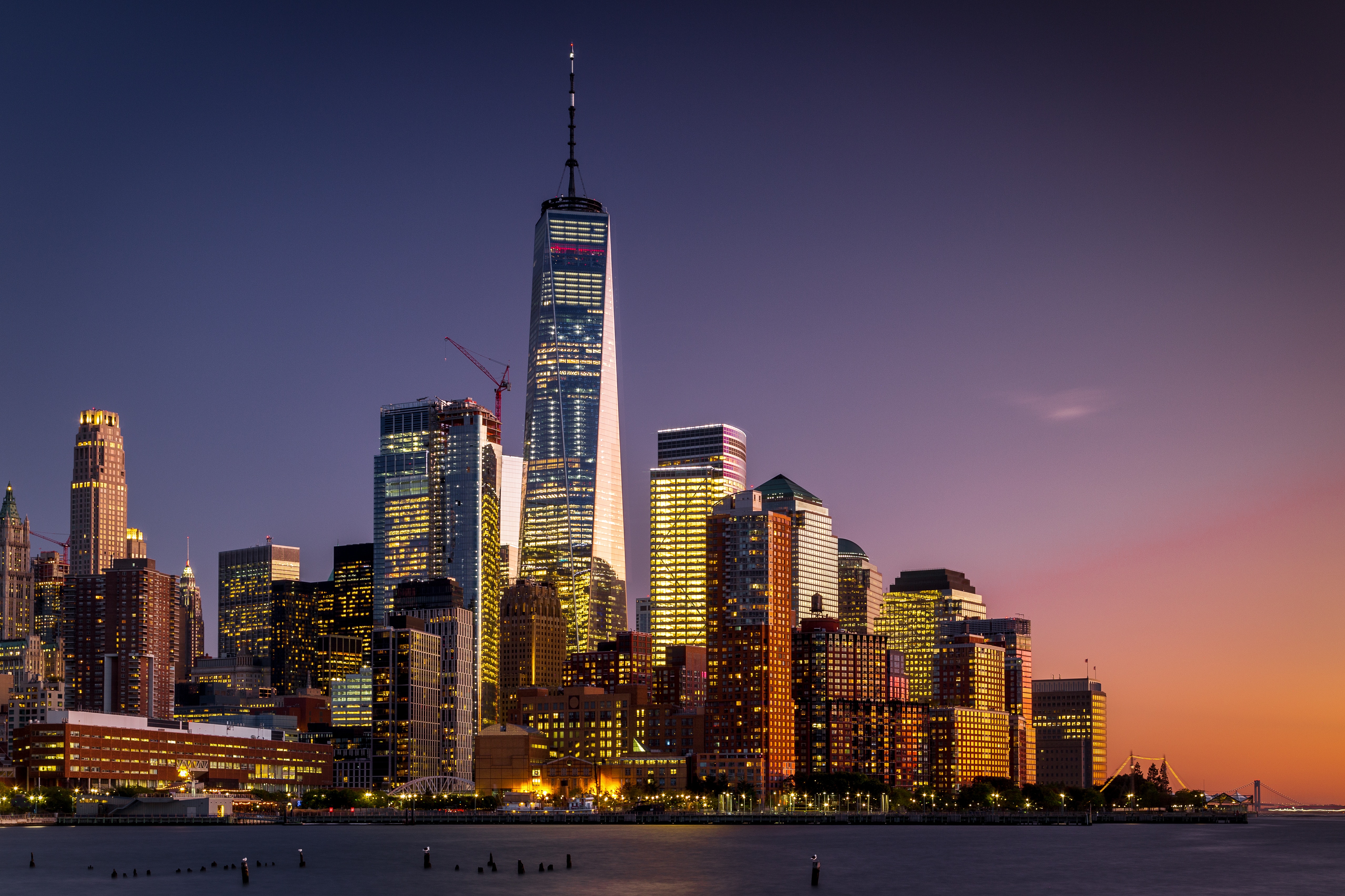 Descarga gratuita de fondo de pantalla para móvil de Nueva York, Rascacielos, Ciudades, Estados Unidos, Ee Uu, Manhattan.